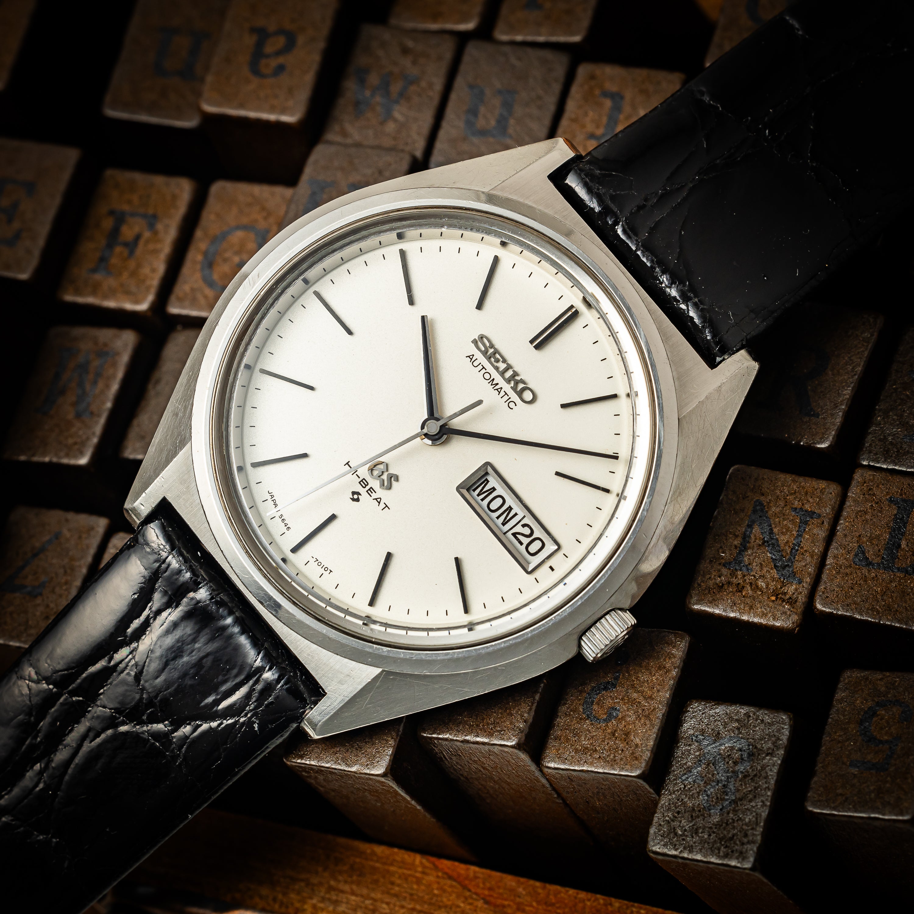 グランドセイコー 1970年製（昭和45年製） Ref.5646-7010 56GS アイボリーダイヤル 8振動自動巻き