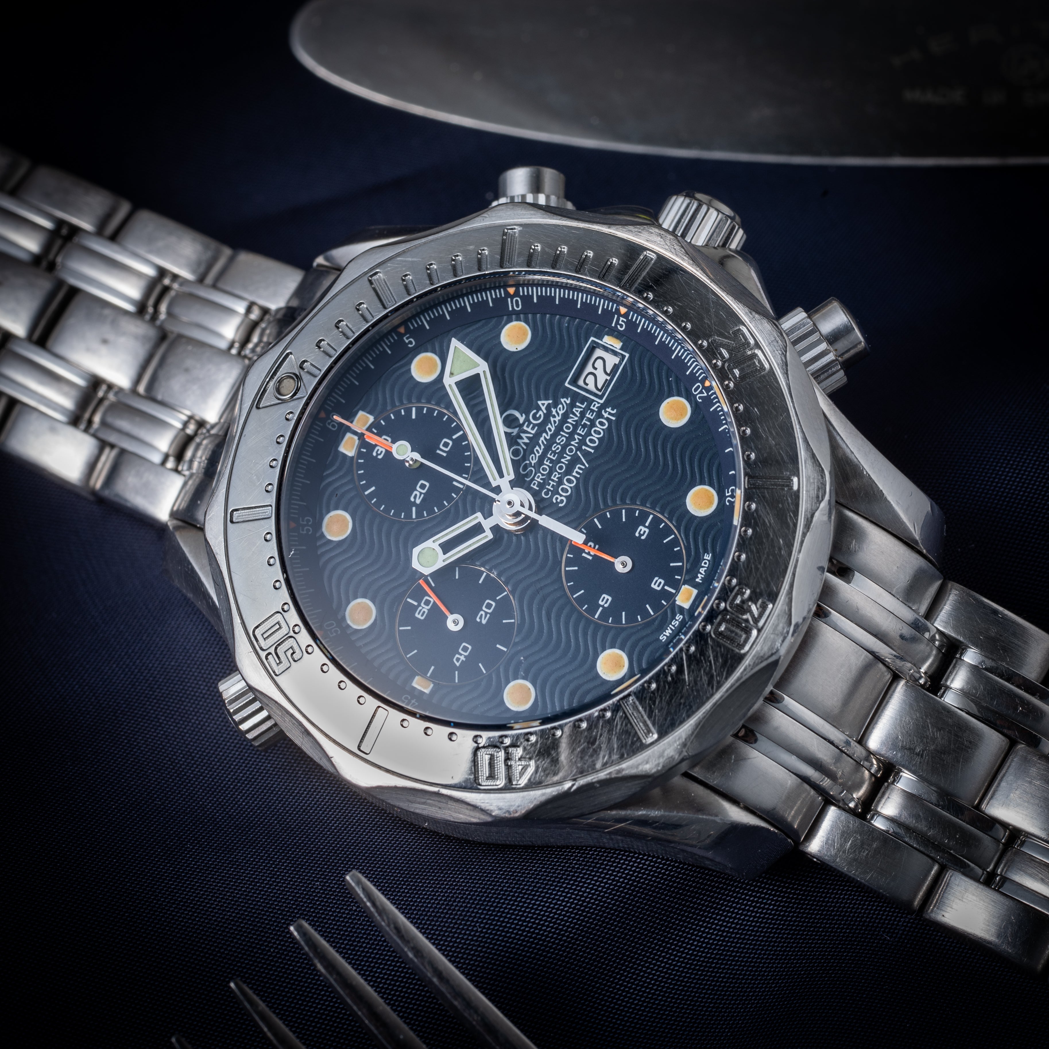 オメガ シーマスタープロフェッショナル 1985年製 300ｍ ダイバークロノグラフ