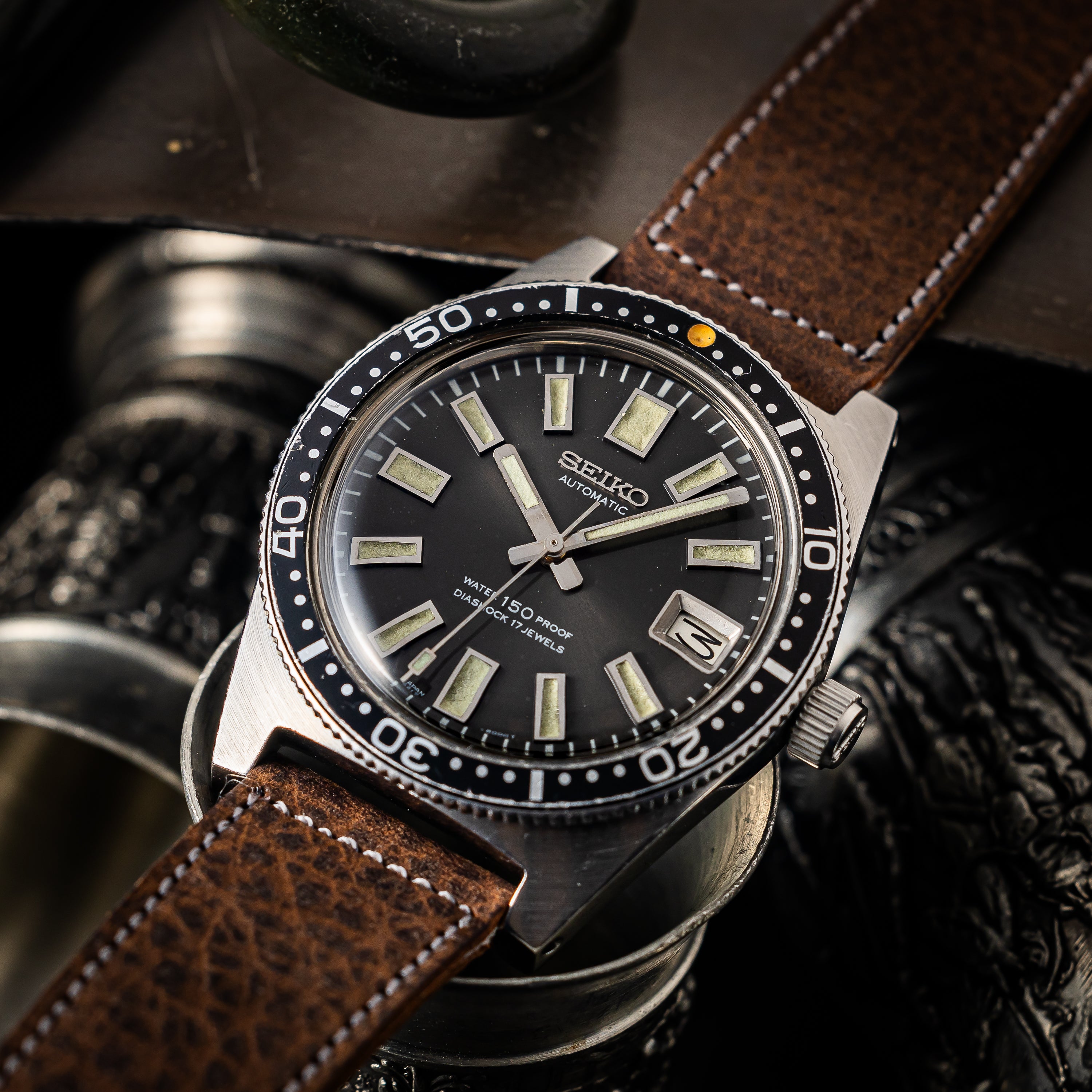セイコー 150mダイバー ファーストモデル初期型 1965年製 Ref.6217-8000