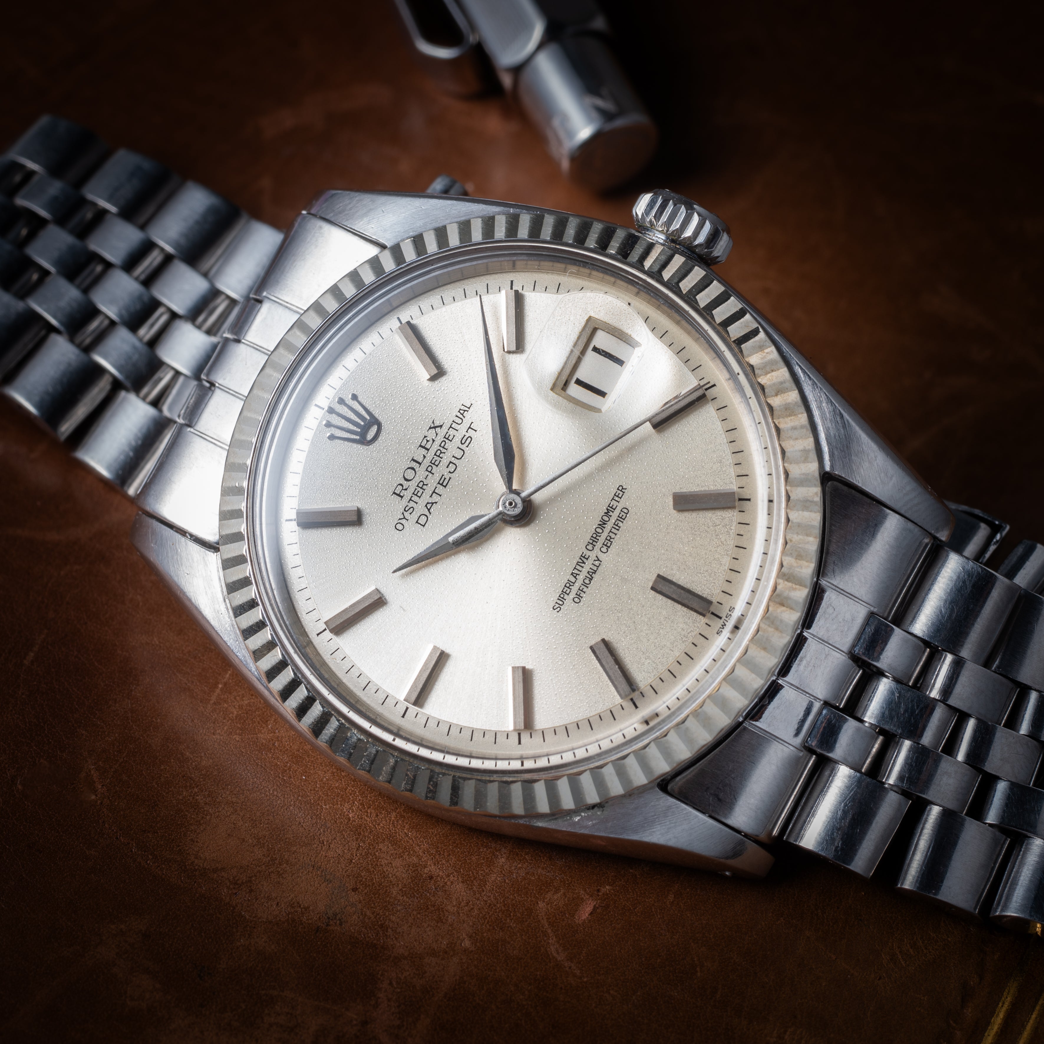 ロレックス デイトジャスト 1963年製 Ref.1601 剣針 シルバーダイヤル