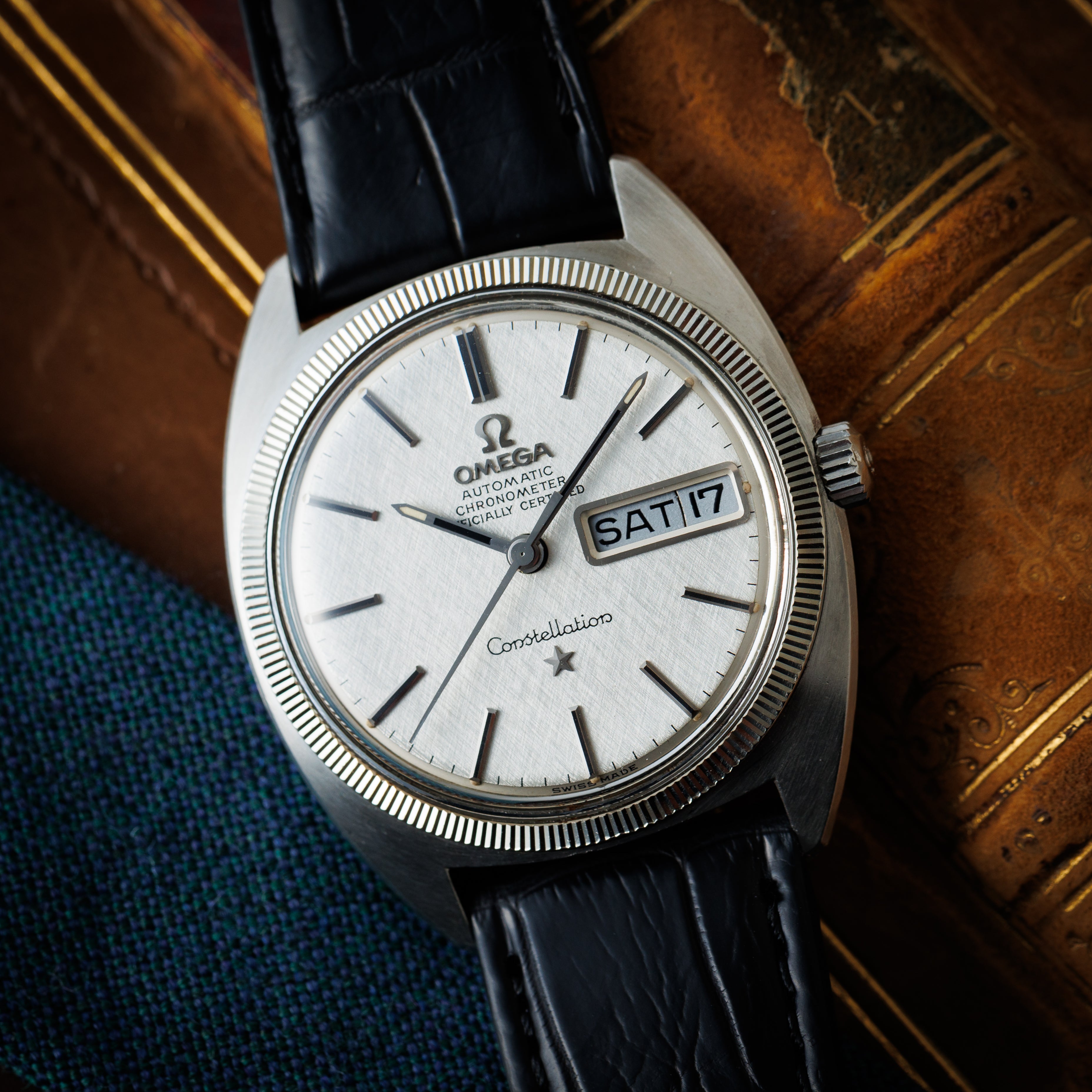 オメガ コンステレーション 1970年製 Ref.168.029 ジェンタ リネンシルバーダイヤル