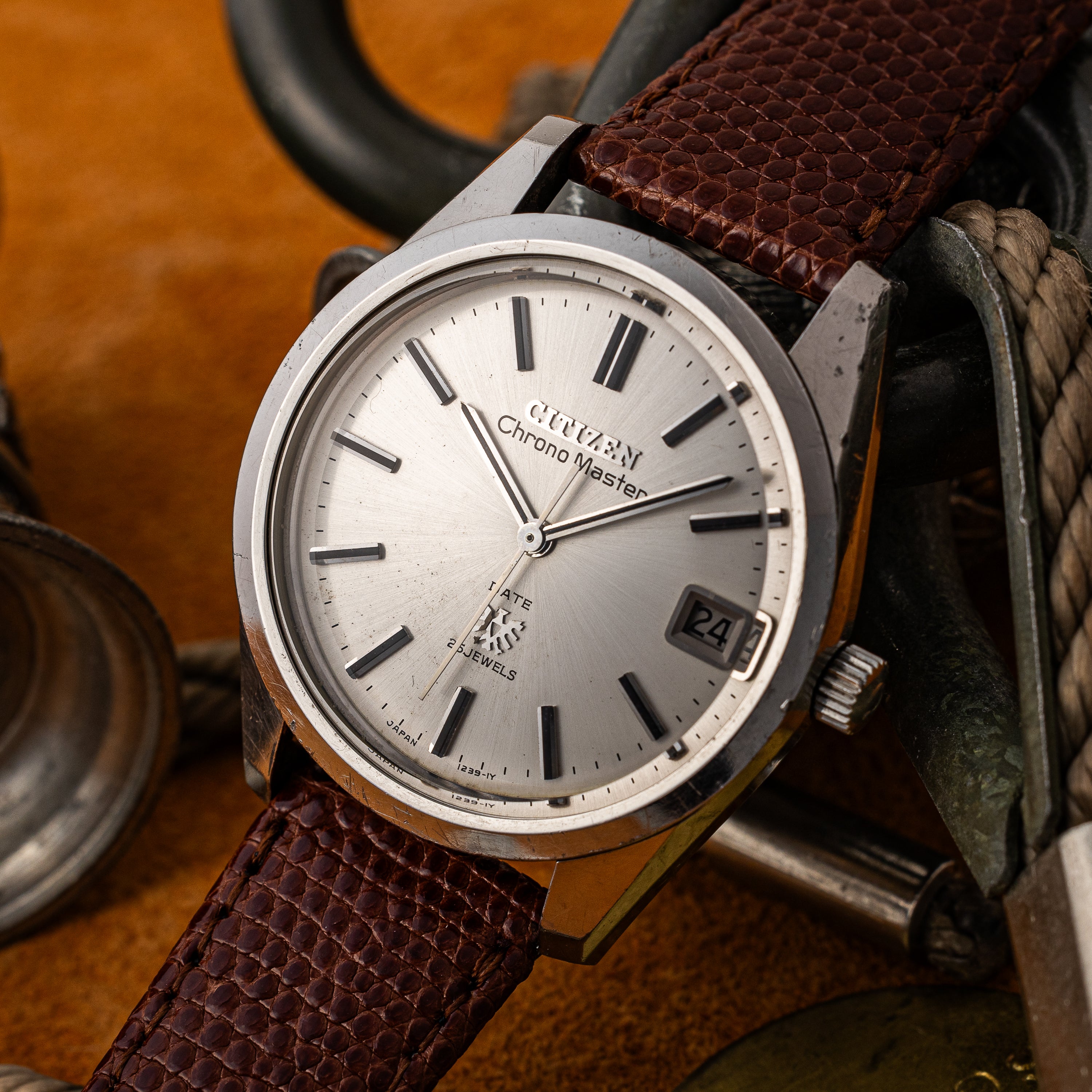 シチズン クロノマスター初期型 手巻き25石 1968年製 Ref.HODS 2901-Y 鷲メダル