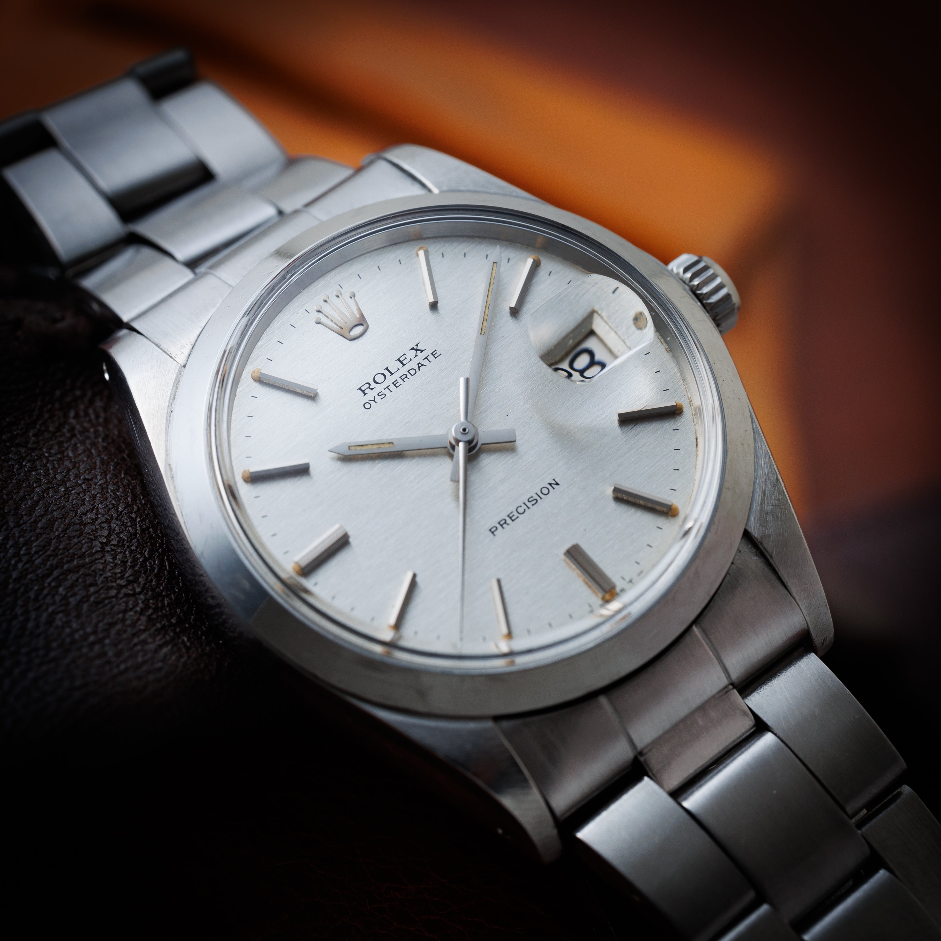 ロレックス オイスターデイト シルバーダイヤル オイスターブレス