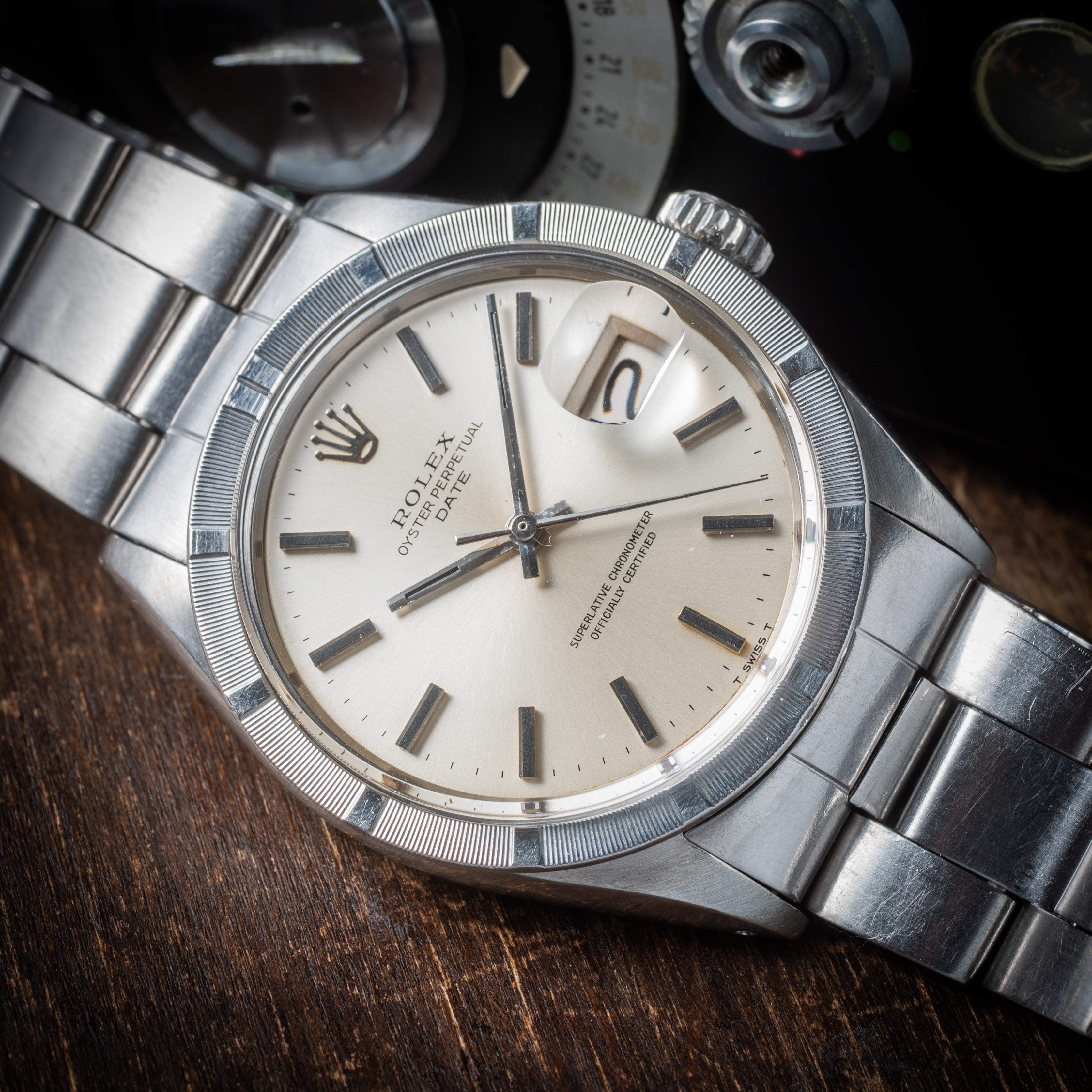 ロレックス オイスターパーペチュアルデイト 1970年製 Ref.1501 シルバーダイヤル