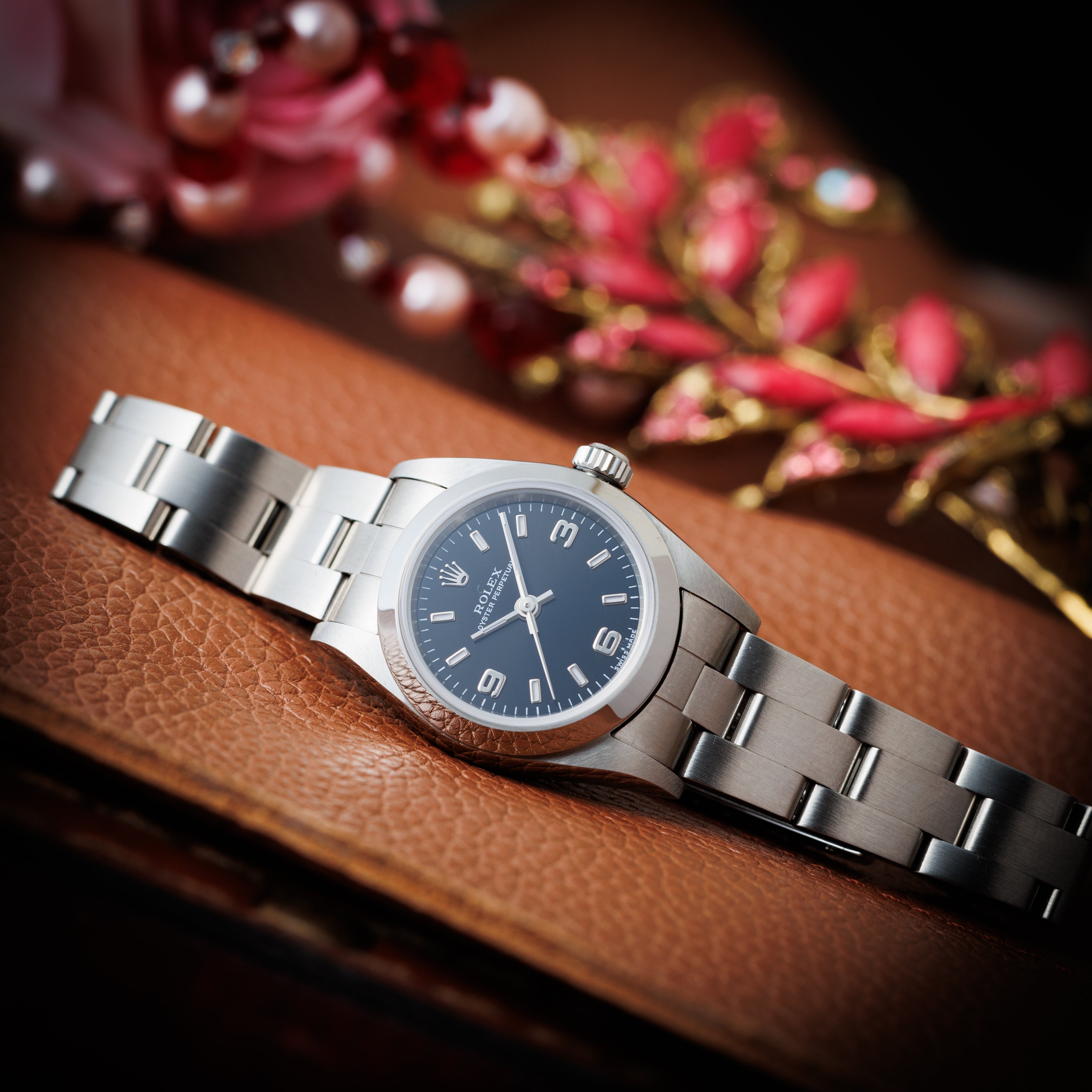 ロレックス レディース オイスターパーペチュアル 2005年製 Ref.76080 エクスプローラーダイヤル