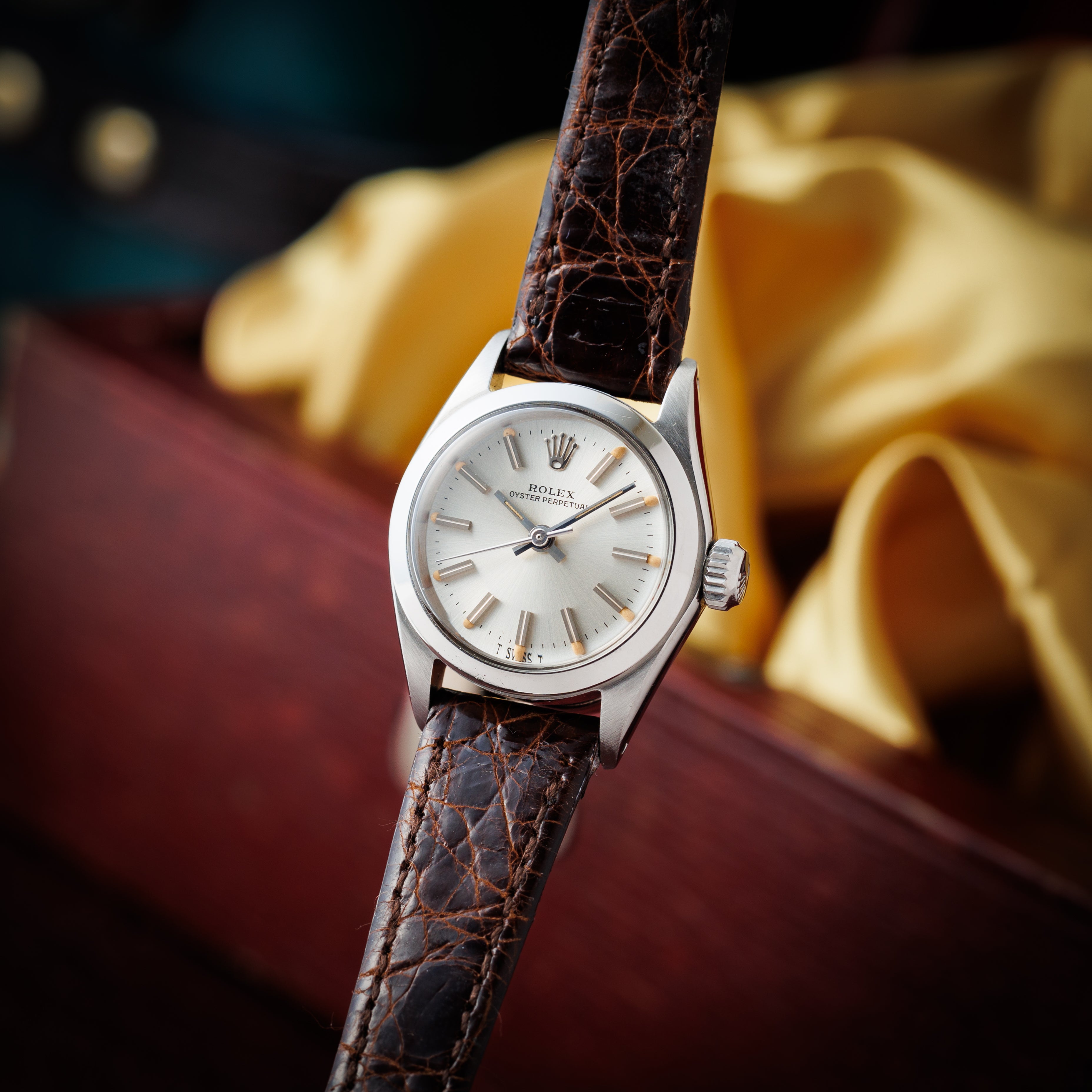 ロレックス レディース 1969年製 Ref.6618 オイスターパーペチュアル 純正尾錠付き