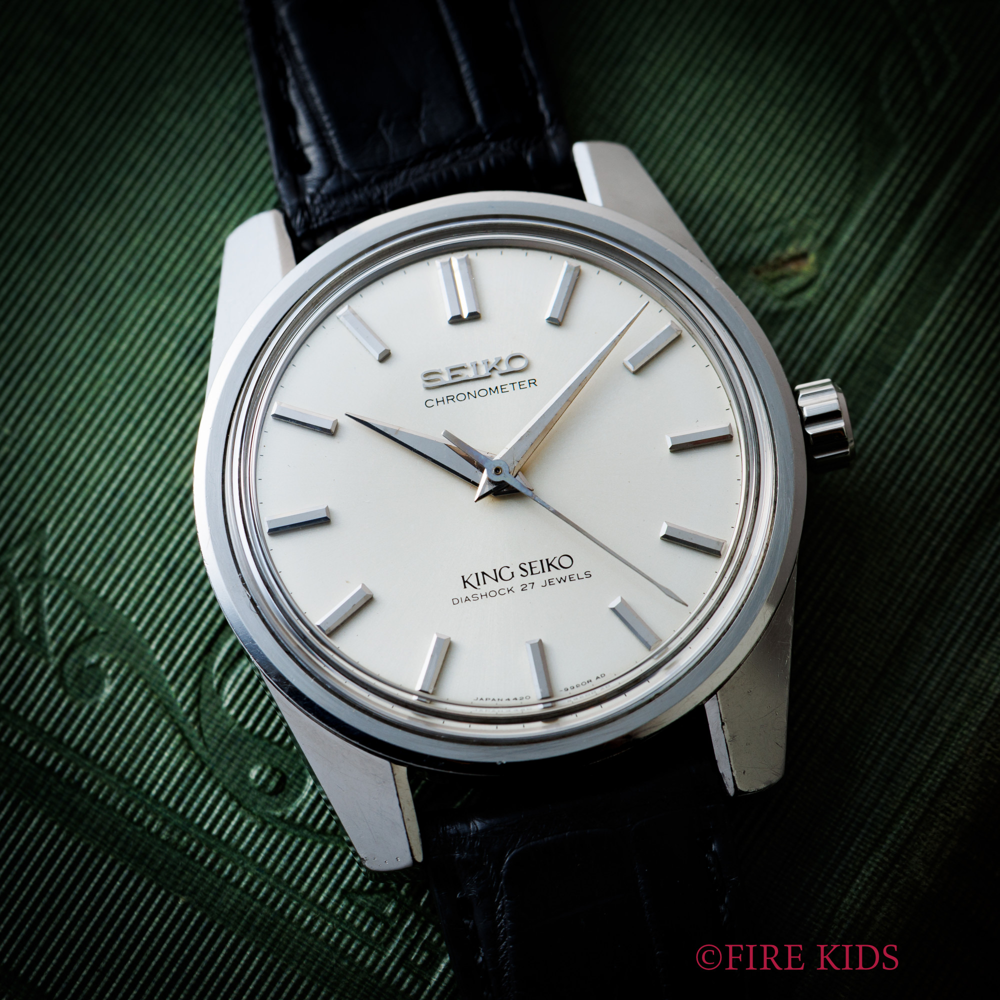 キングセイコー クロノメーター 1965年製 44KSクロノメーター後期型 Ref.4420-9990 手巻 獅子メダル