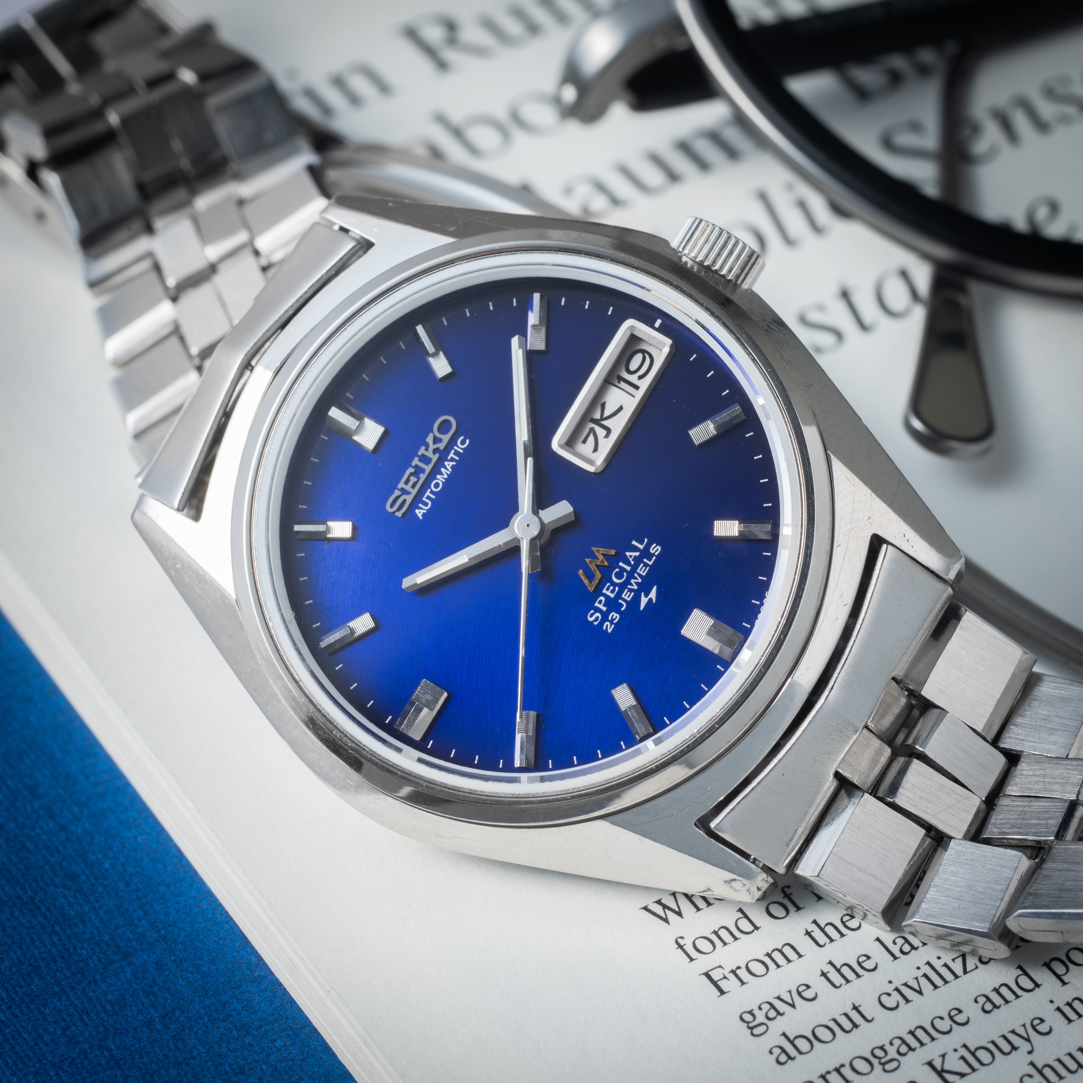 セイコー LM スペシャル 1974年製 Ref.5216-7080 ブルーダイヤル