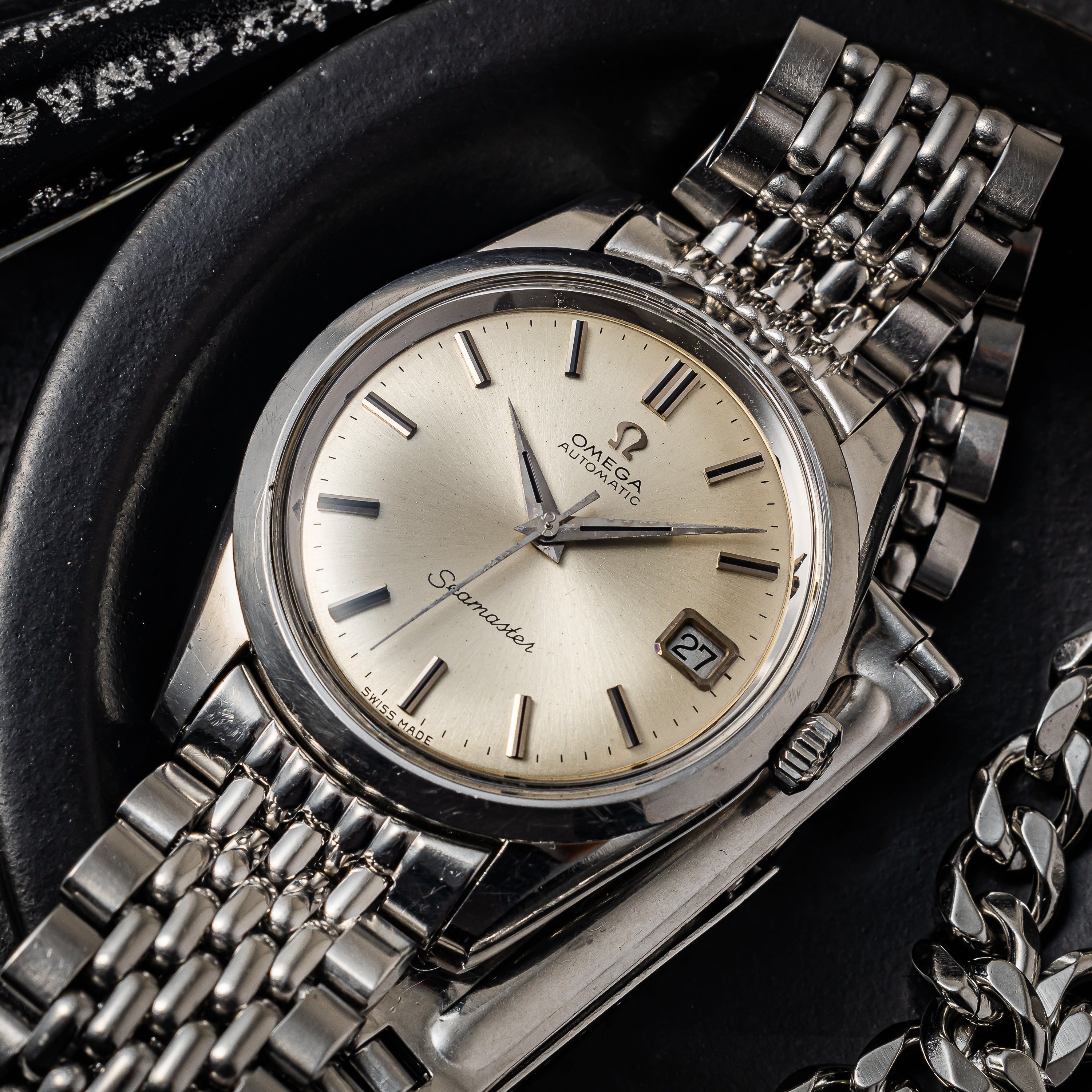 オメガ シーマスター 1968年製 Ref.166010-67SP 純正ライスブレス付き