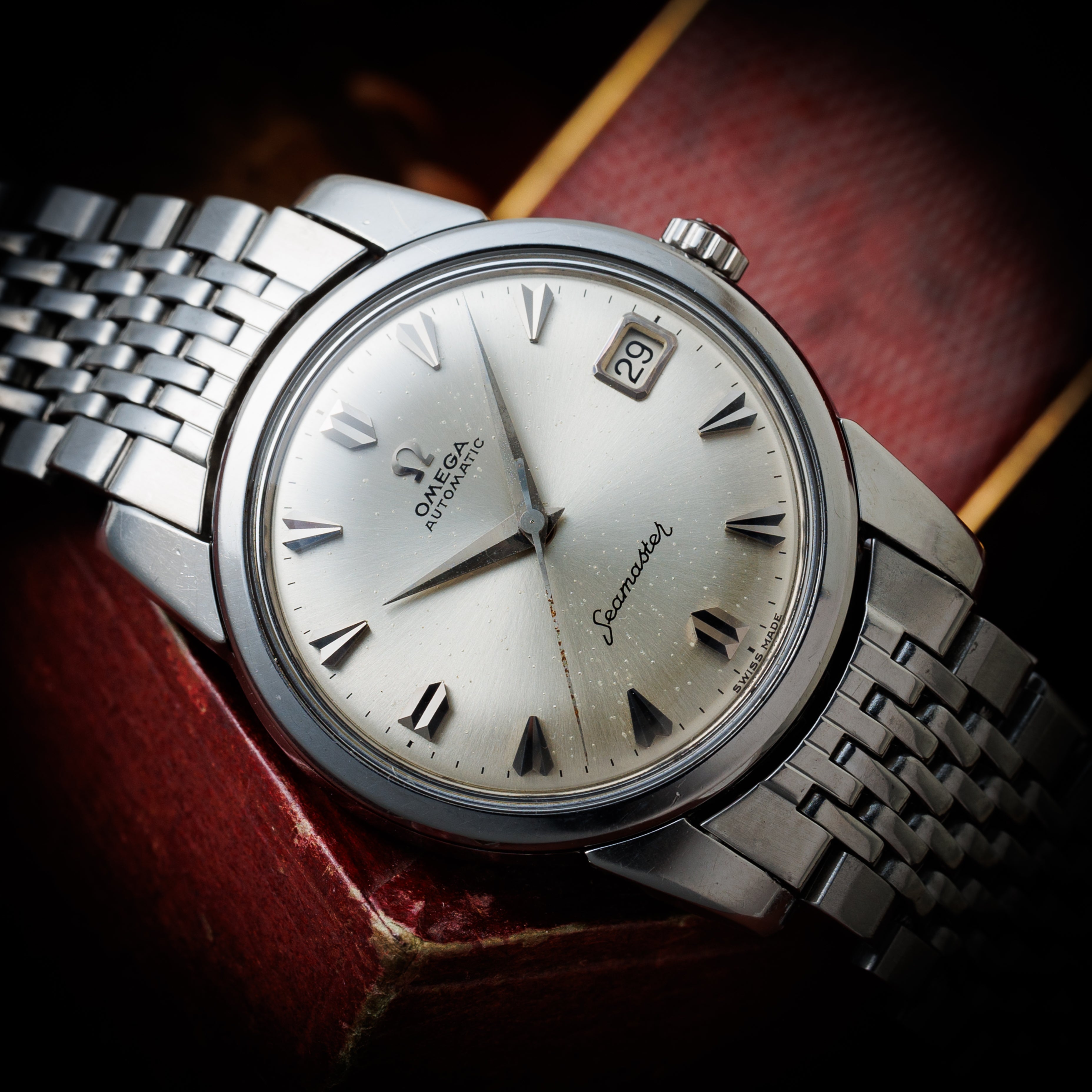 オメガ シーマスター 1963年製 オートマチック Cal.562 純正ブレス付き