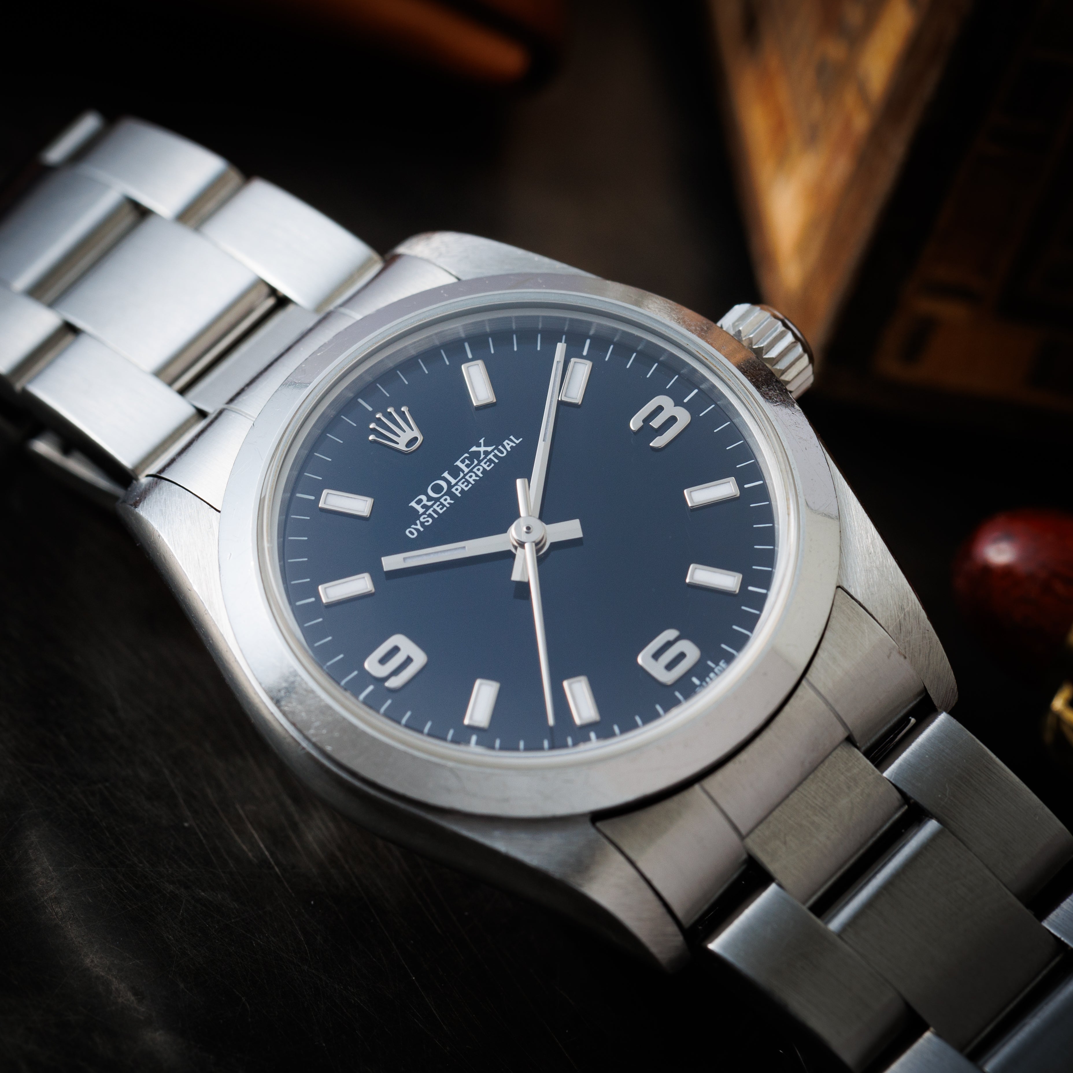 ロレックス 2003年～2004年製 オイスターパーペチュアル ボーイズ EX-Ⅰダイヤル Ref.77080 箱ギャラ付