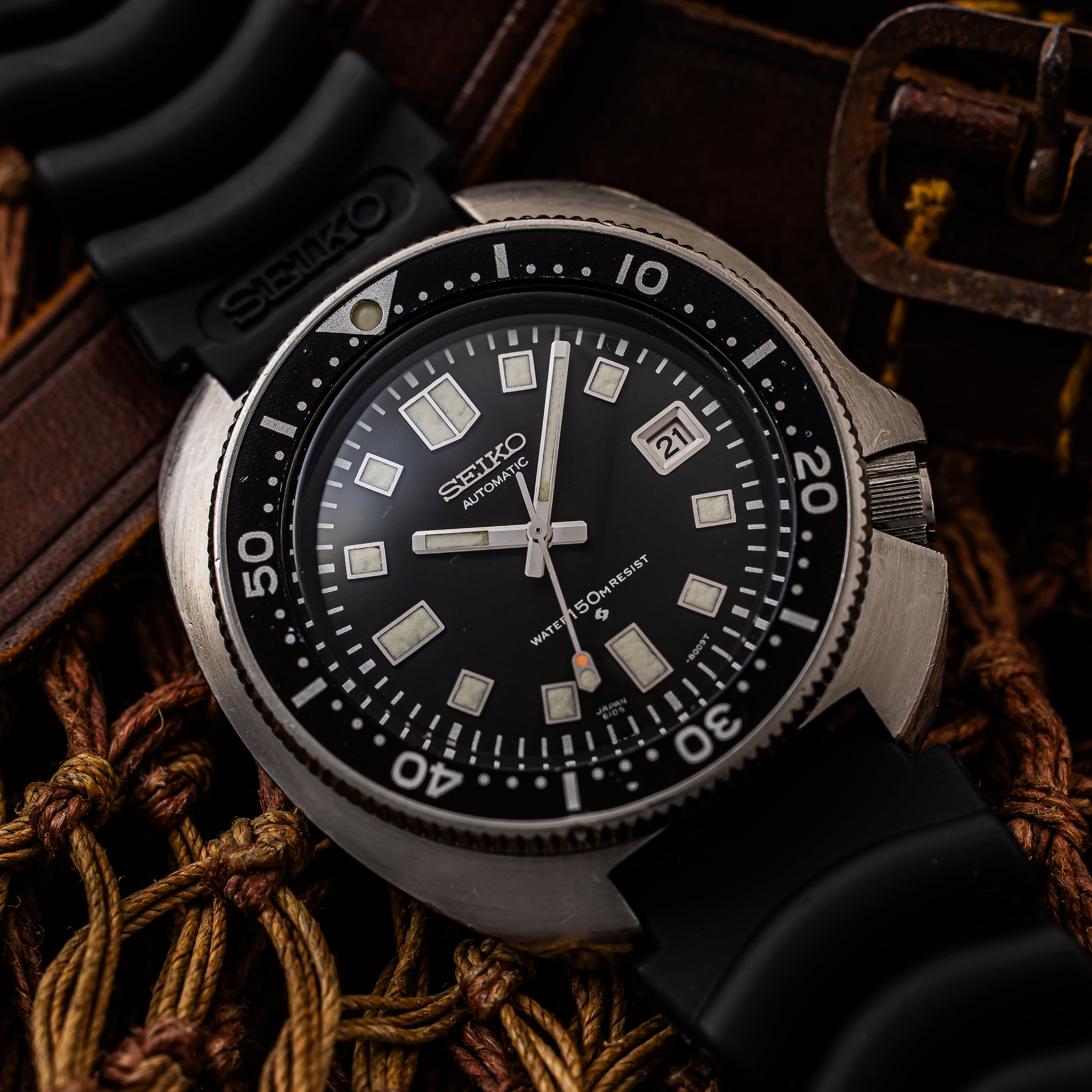 セイコー 150mダイバー ウエムラダイバー 1975年製 Ref.6105-8110 2nd 後期