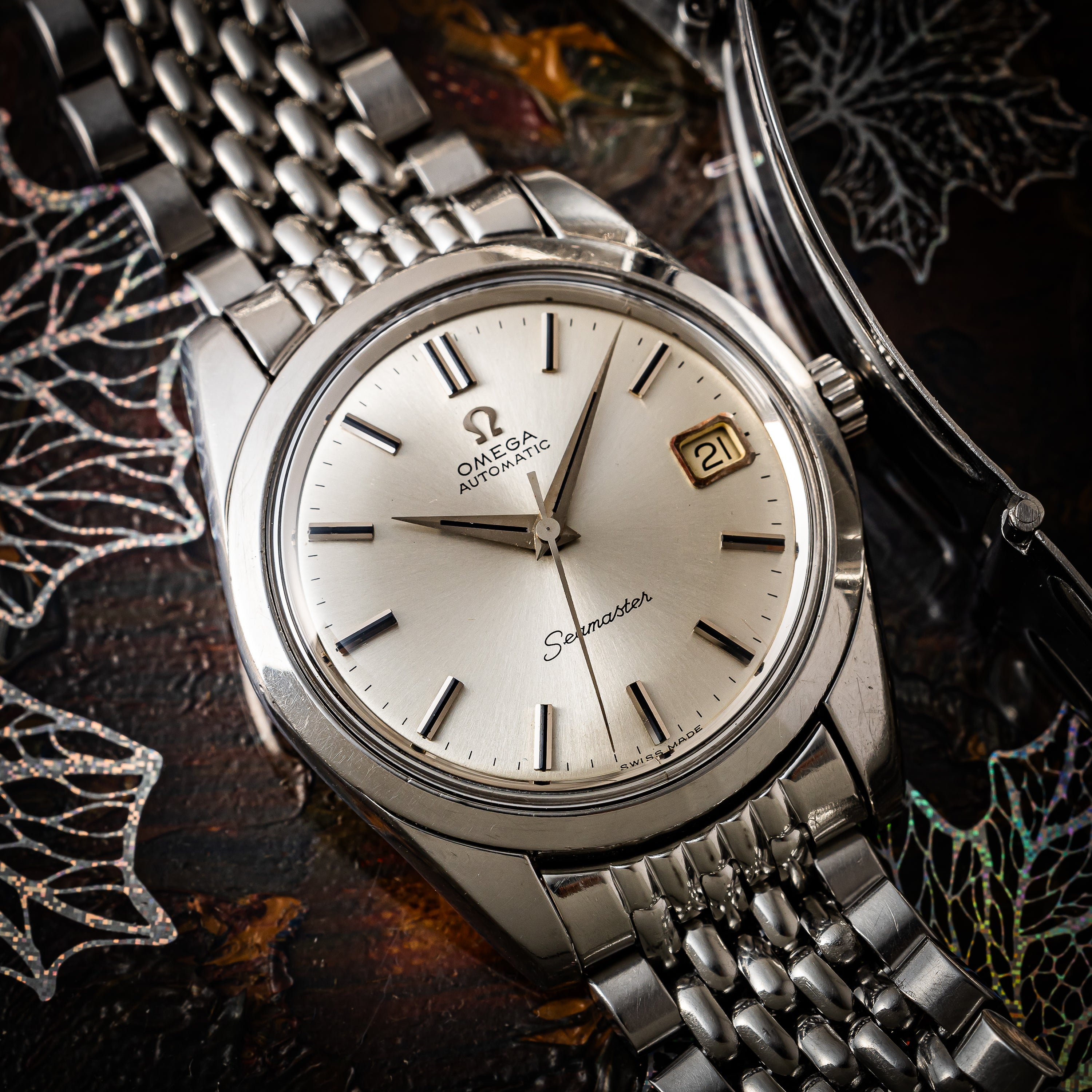 オメガ シーマスター 1966年製 Ref.166010 純正ブレス付き 自動巻き