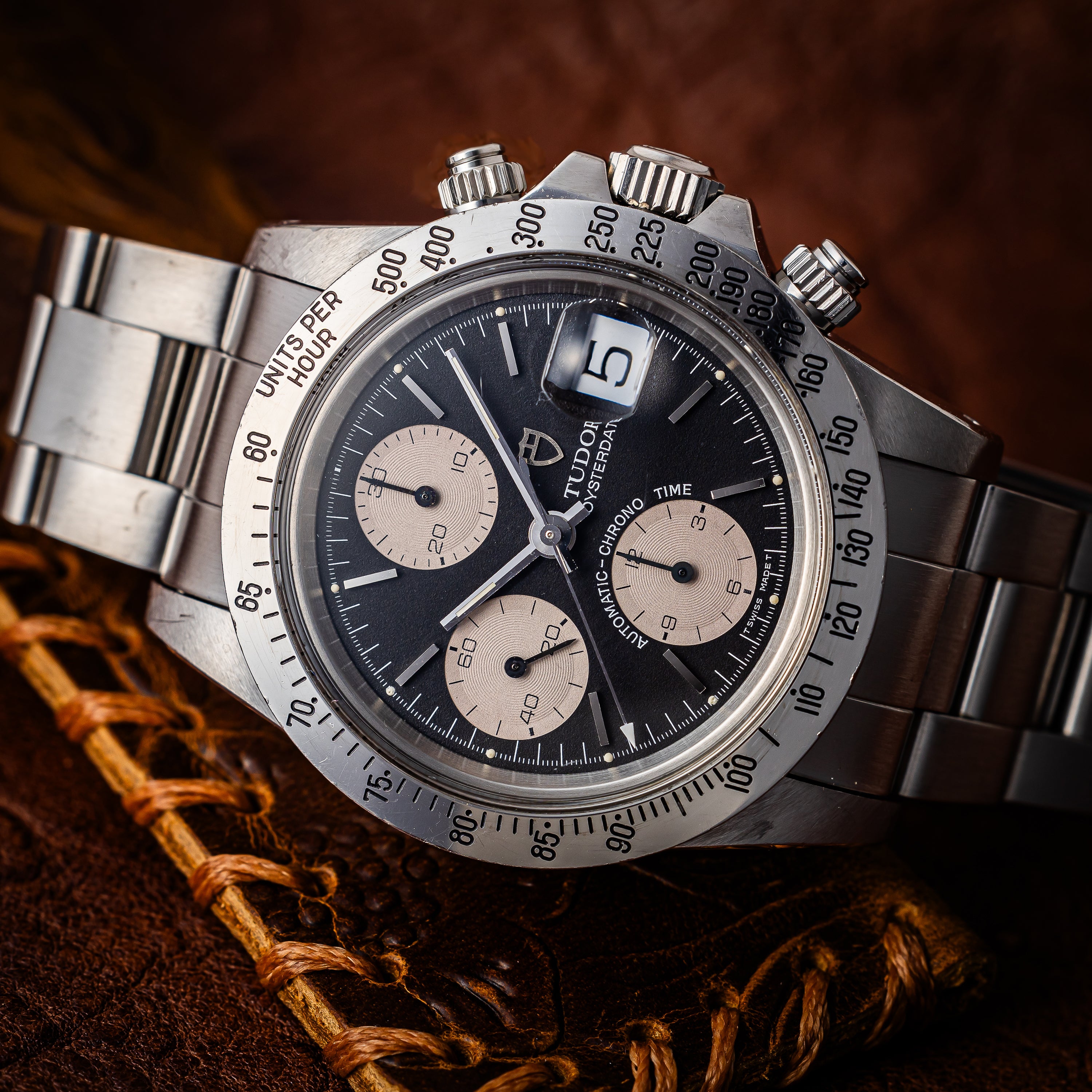 チューダー クロノタイム Ref.79180 1994年製 逆パンダダイヤル 王冠リューズ