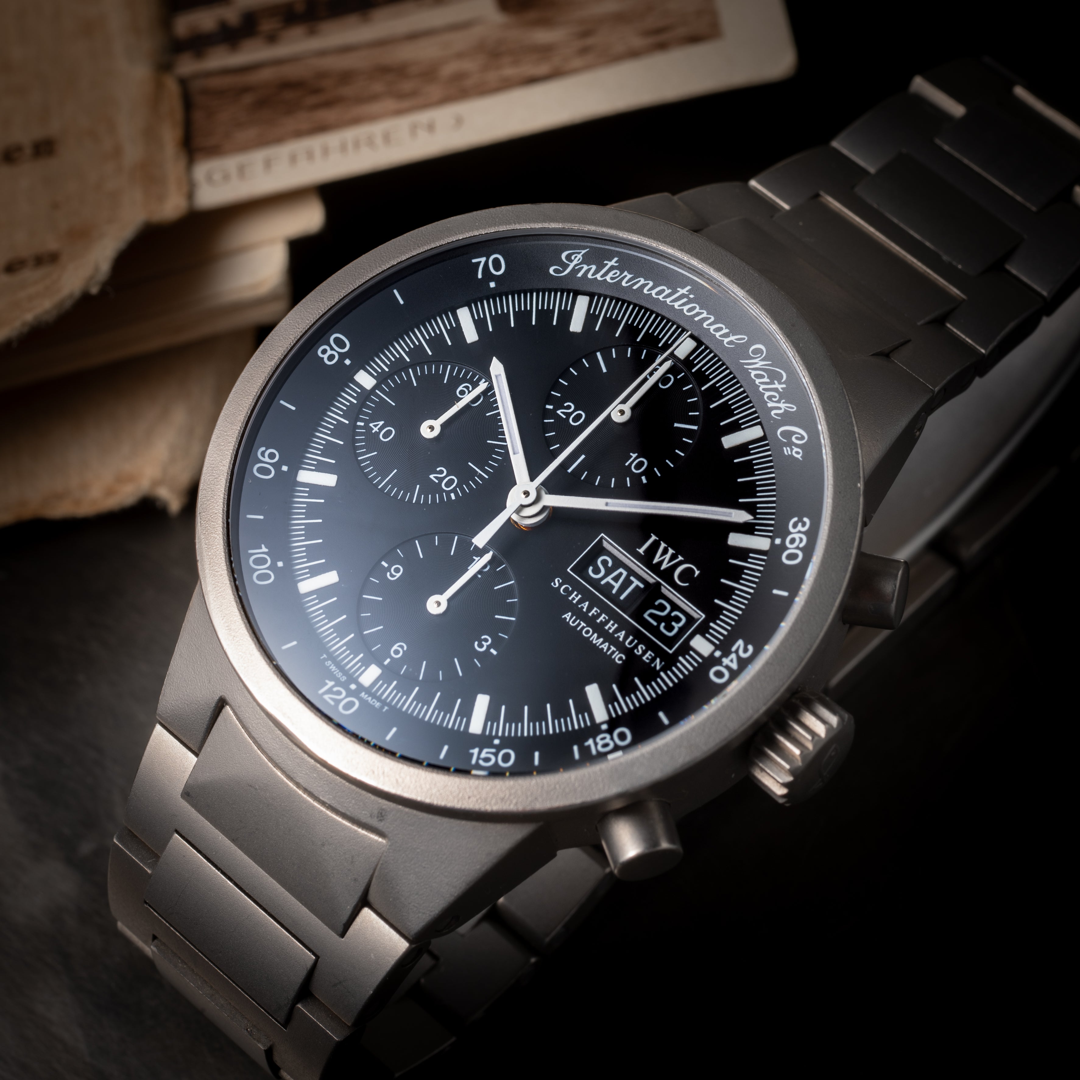 IWC GSTクロノグラフ 2000年製 Ref.3707 チタン 自動巻き