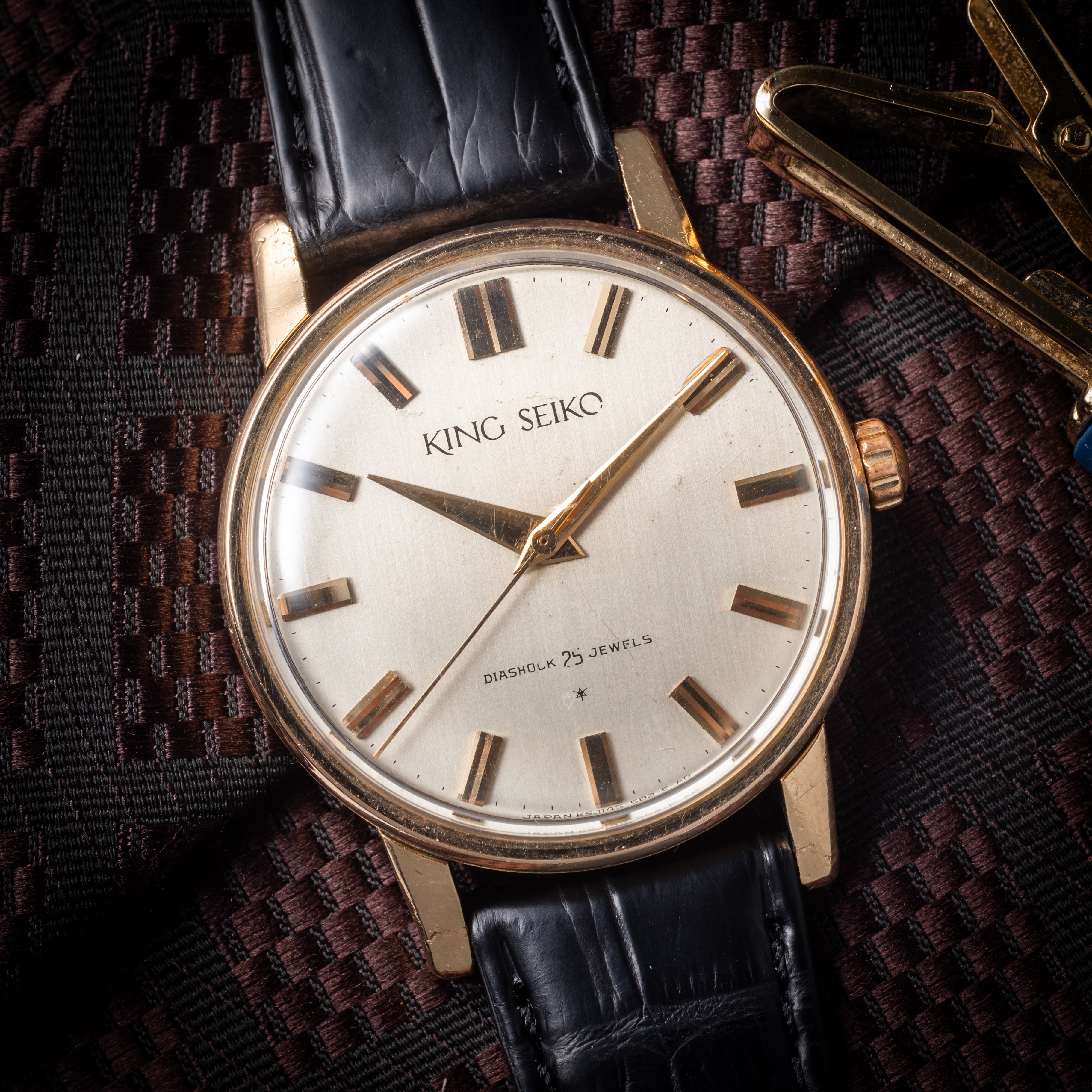 キングセイコーファーストモデル 1961年製Ref. J14102E KS 金張り