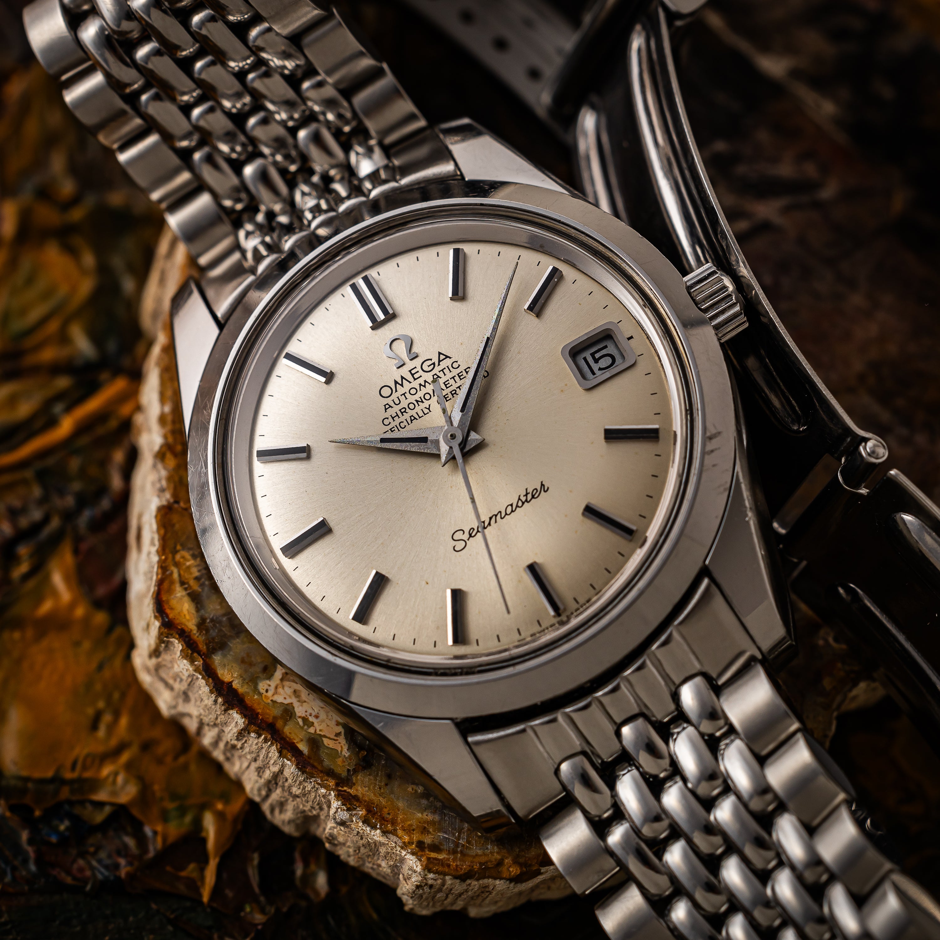 オメガ シーマスター クロノメーター 1971年製 Ref.166.010 純正ブレス付き 自動巻