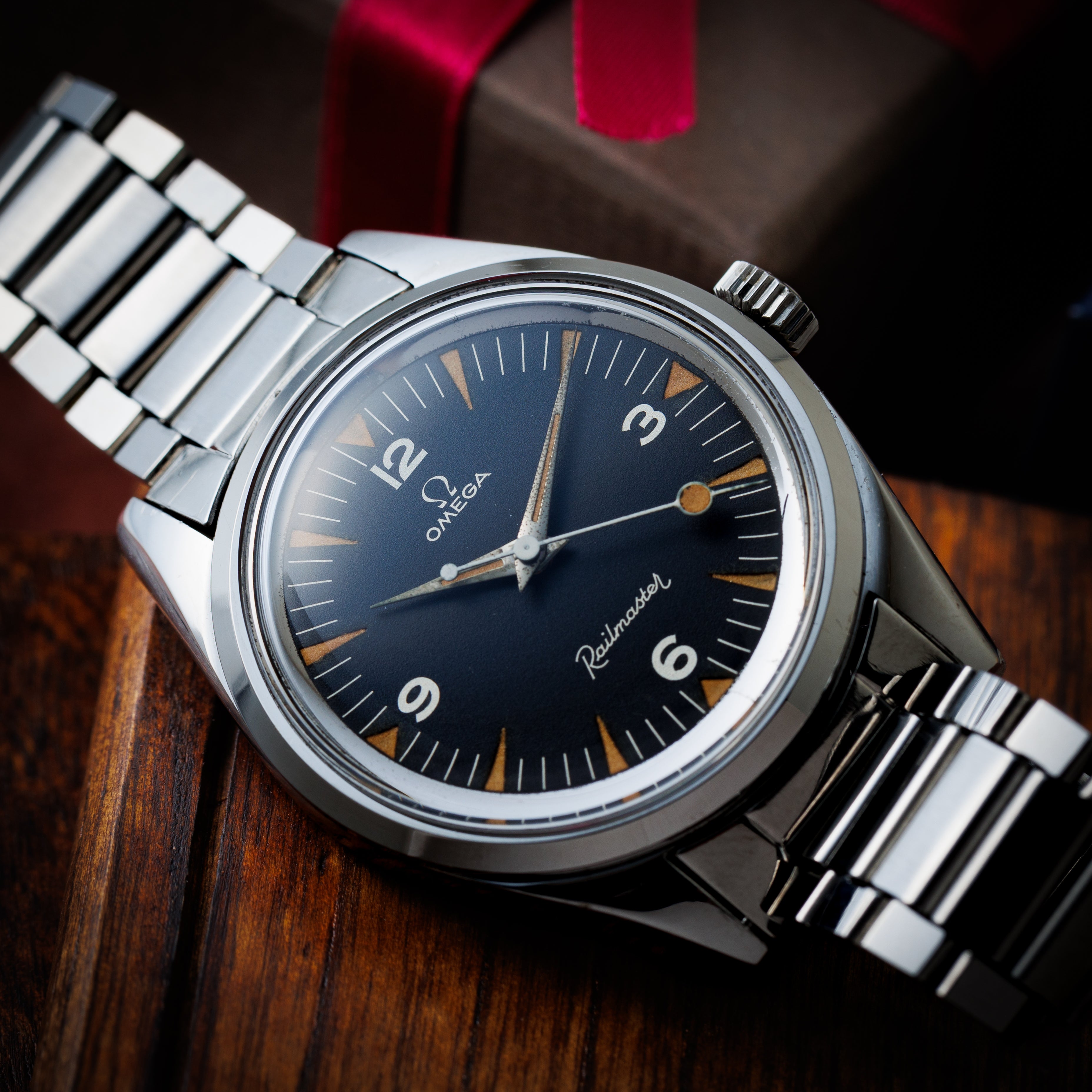 オメガ レイルマスター 1961年製 Ref.2914-6SC キャタピラブレス