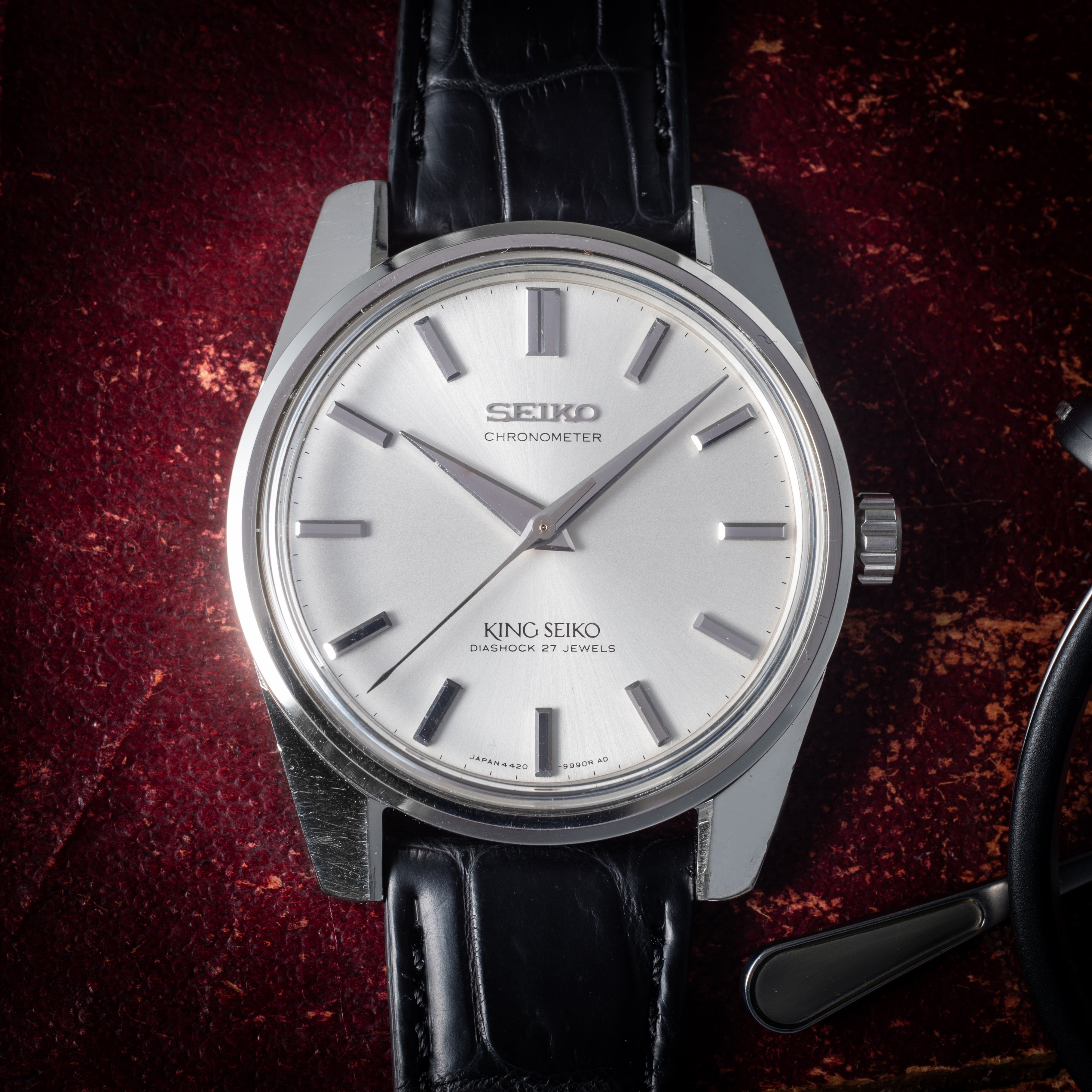 44キングセイコー クロノメーター 44KS 1965年製 Ref.4420-9990  別作スケルトンバック