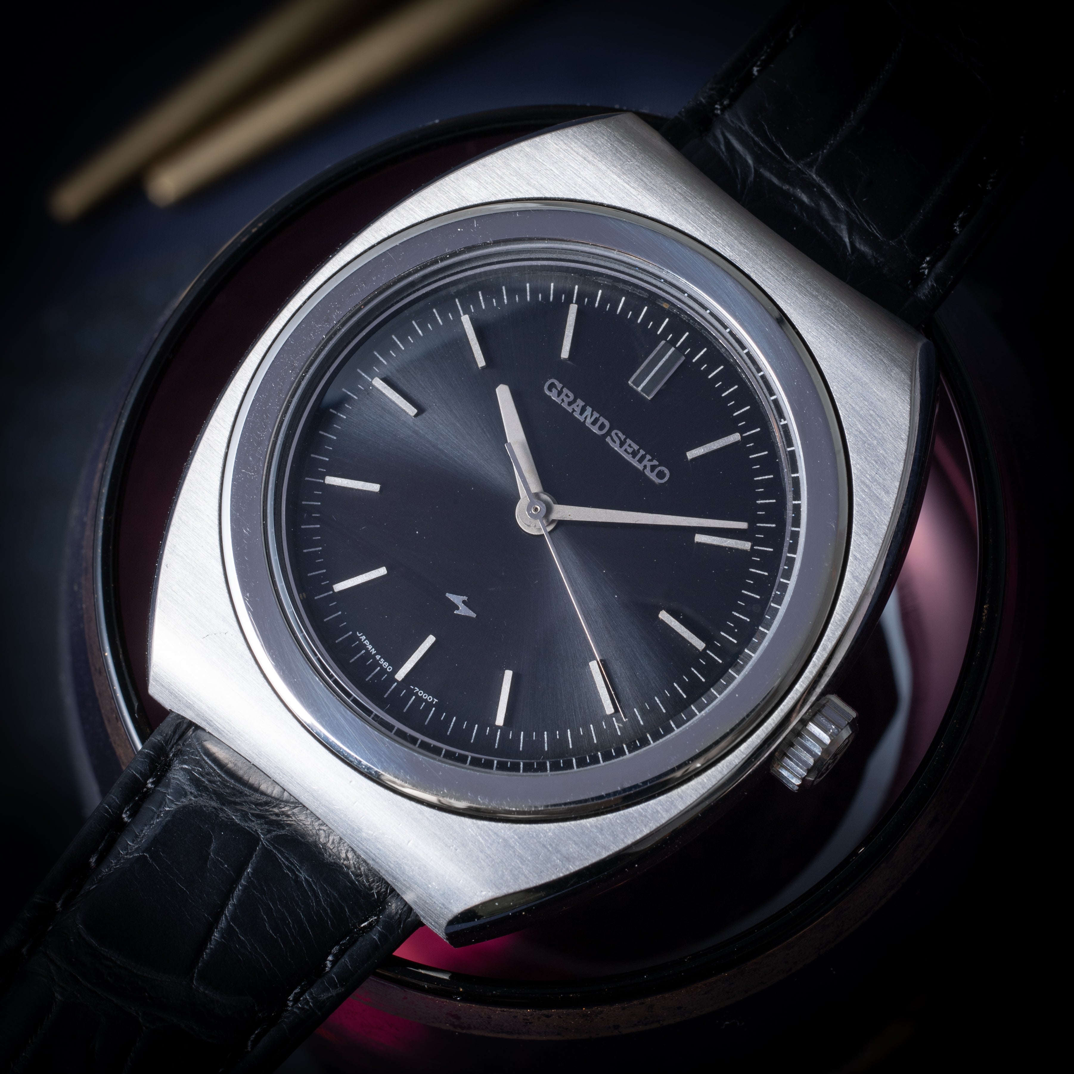 グランドセイコー 45V.F.A 1969年製 Ref.4580-7000 45GS VFA 別作スケルトン裏蓋付き