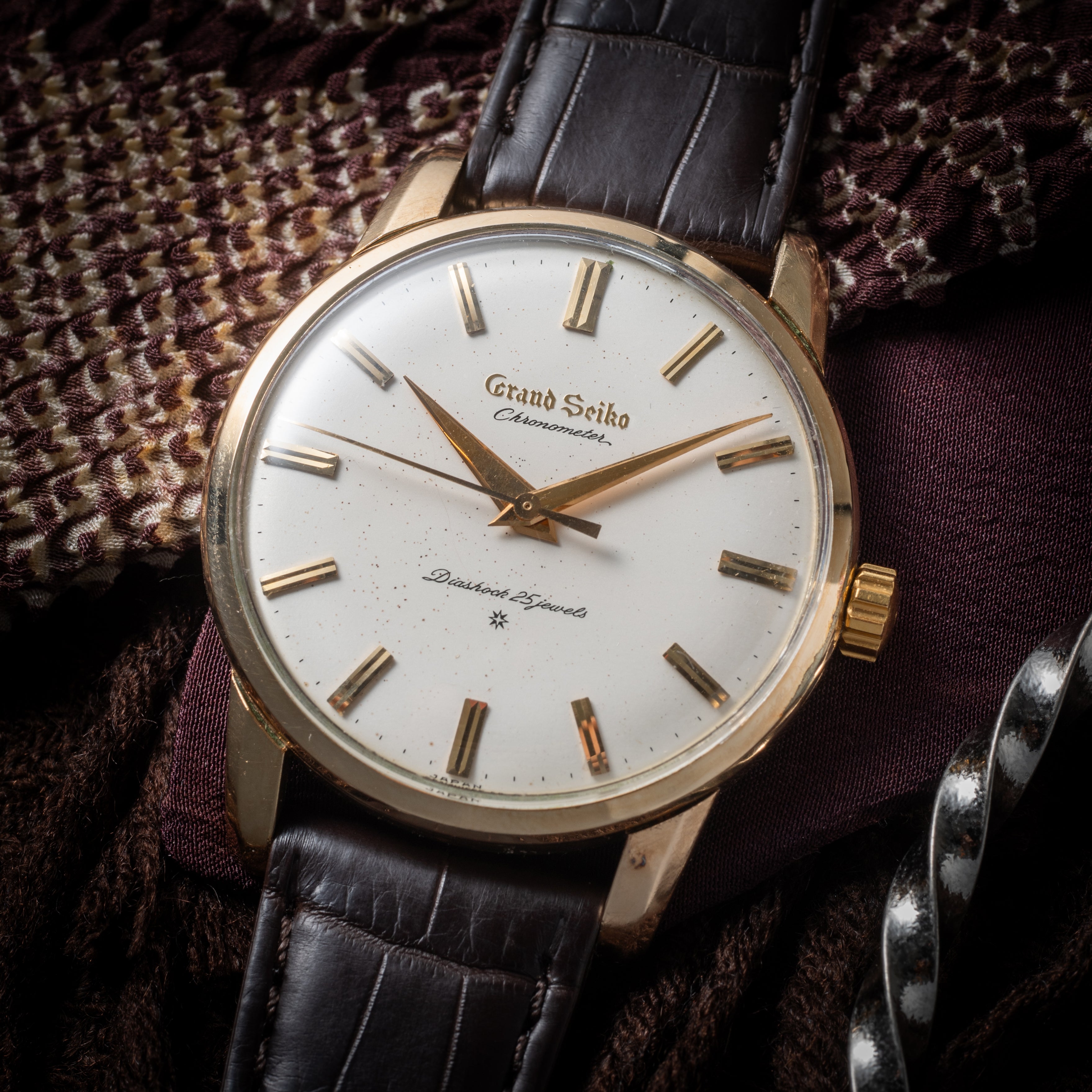 グランドセイコー ファーストモデル 1962年製 Ref.J14070GS アップライト文字盤