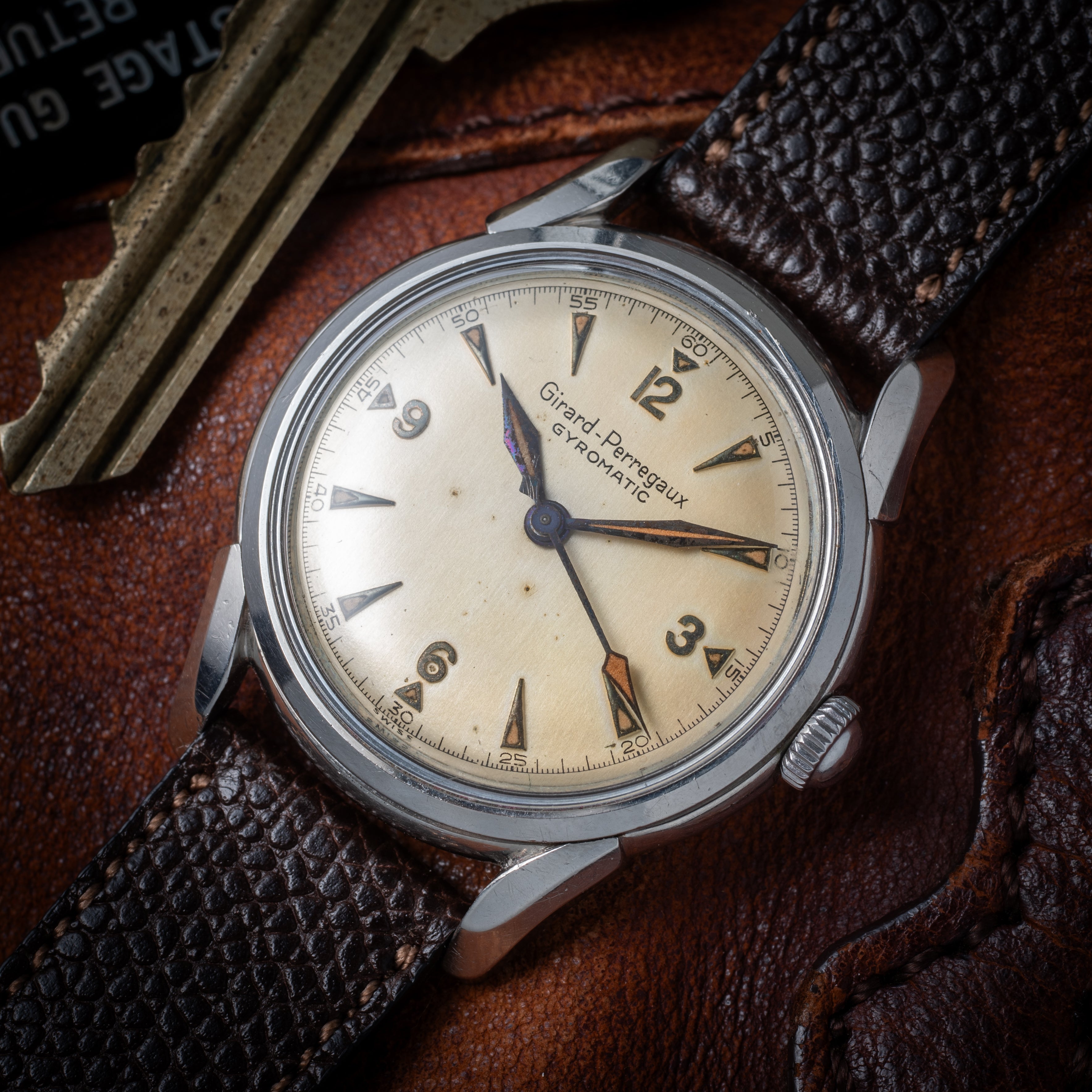 ジラール・ペルゴ ジャイロマチック 1950年代製 Ref.6170