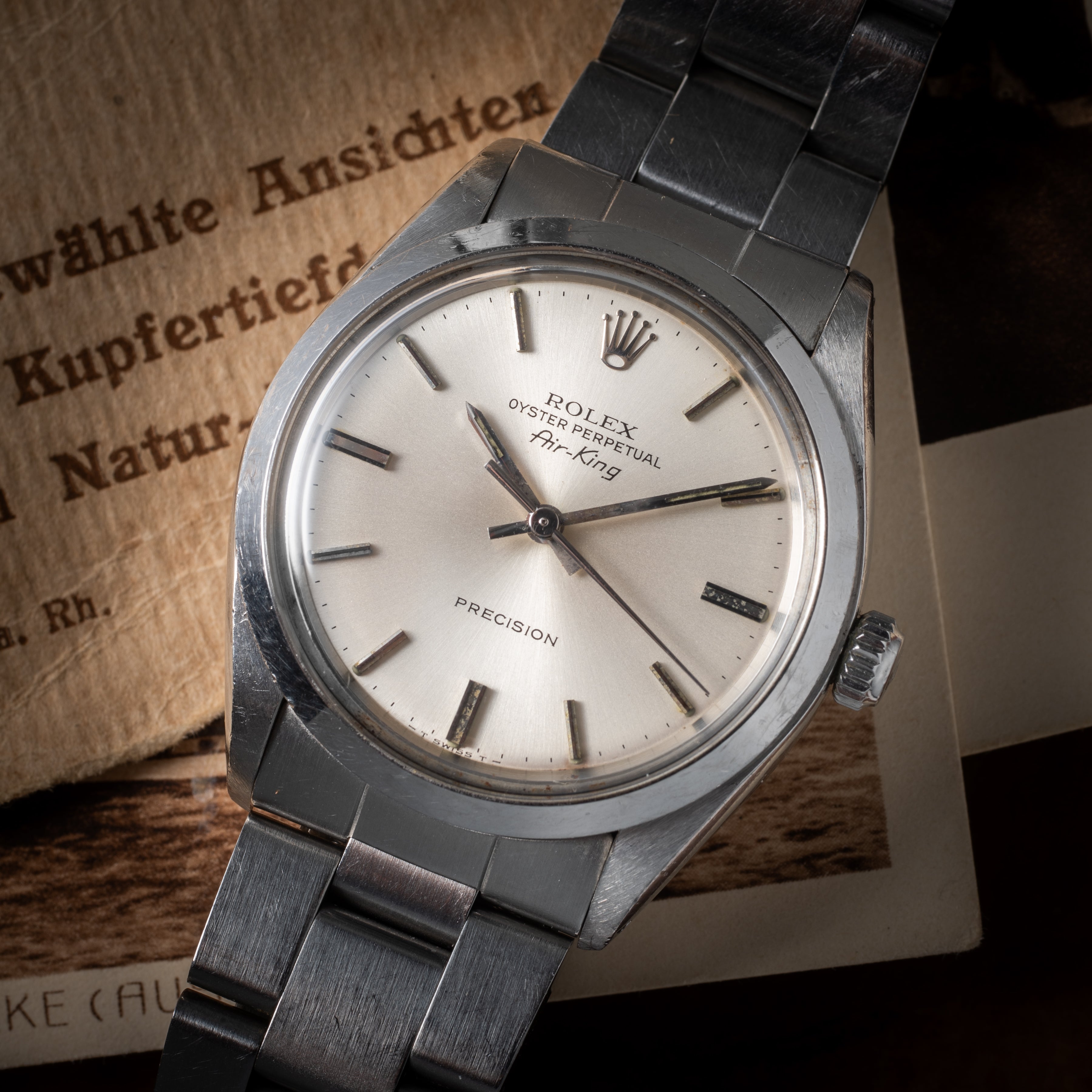 ロレックス エアキング 1982年製 Ref.5500 シルバーダイヤル