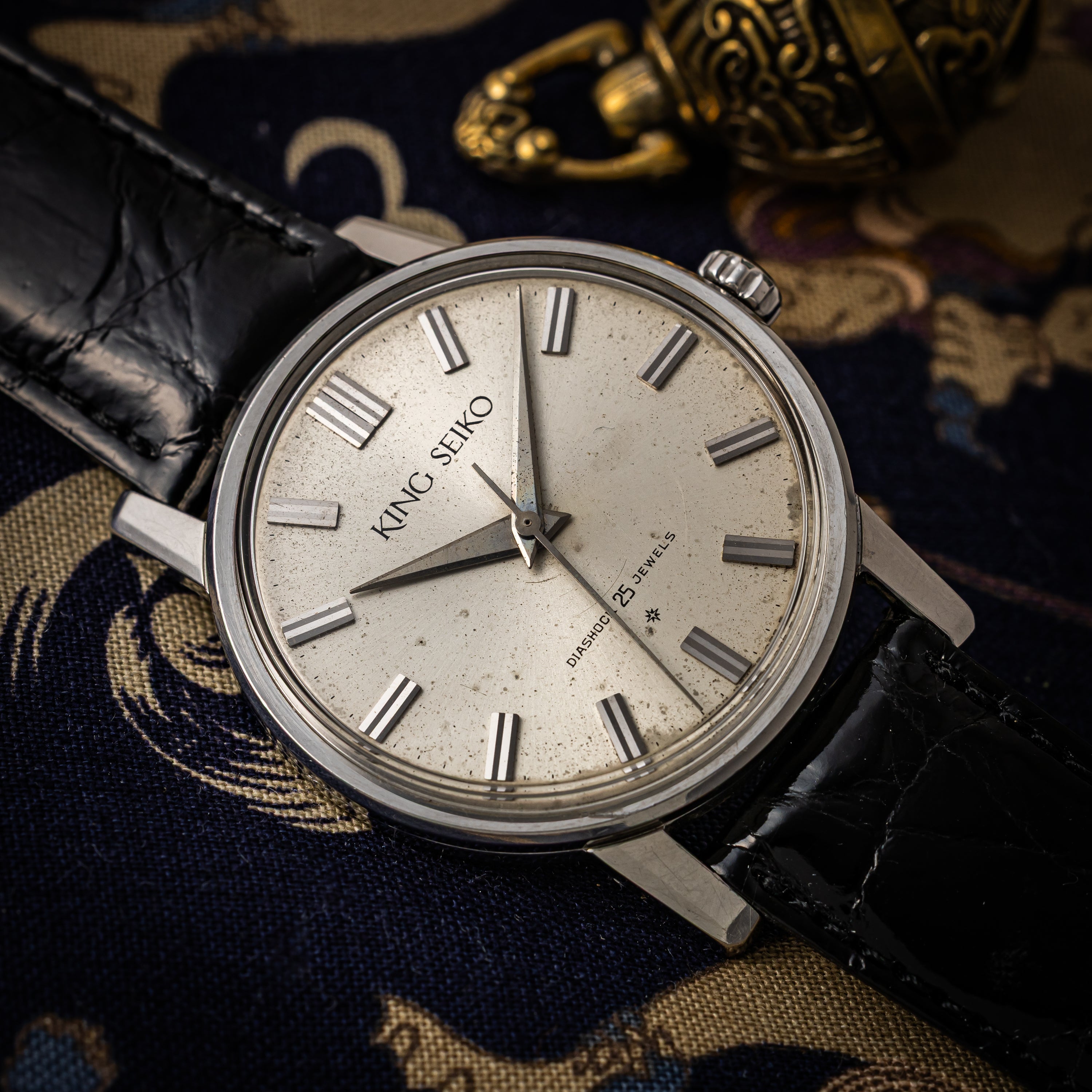 キングセイコーファーストモデル SDダイヤル 1962年製 ステンレスケース Ref.J14102E 箱付き