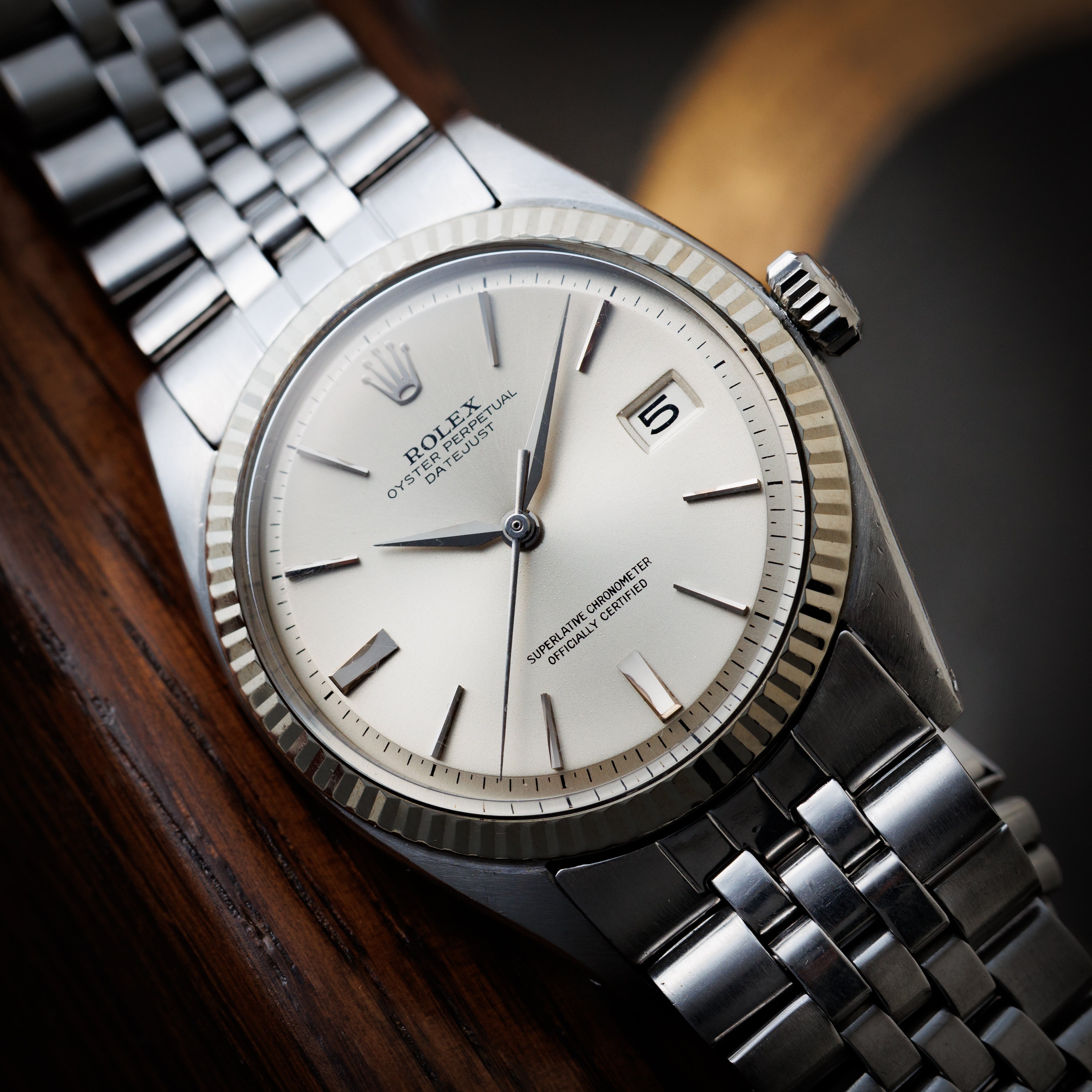 ロレックス デイトジャスト シルバーダイヤル ノンルミナス