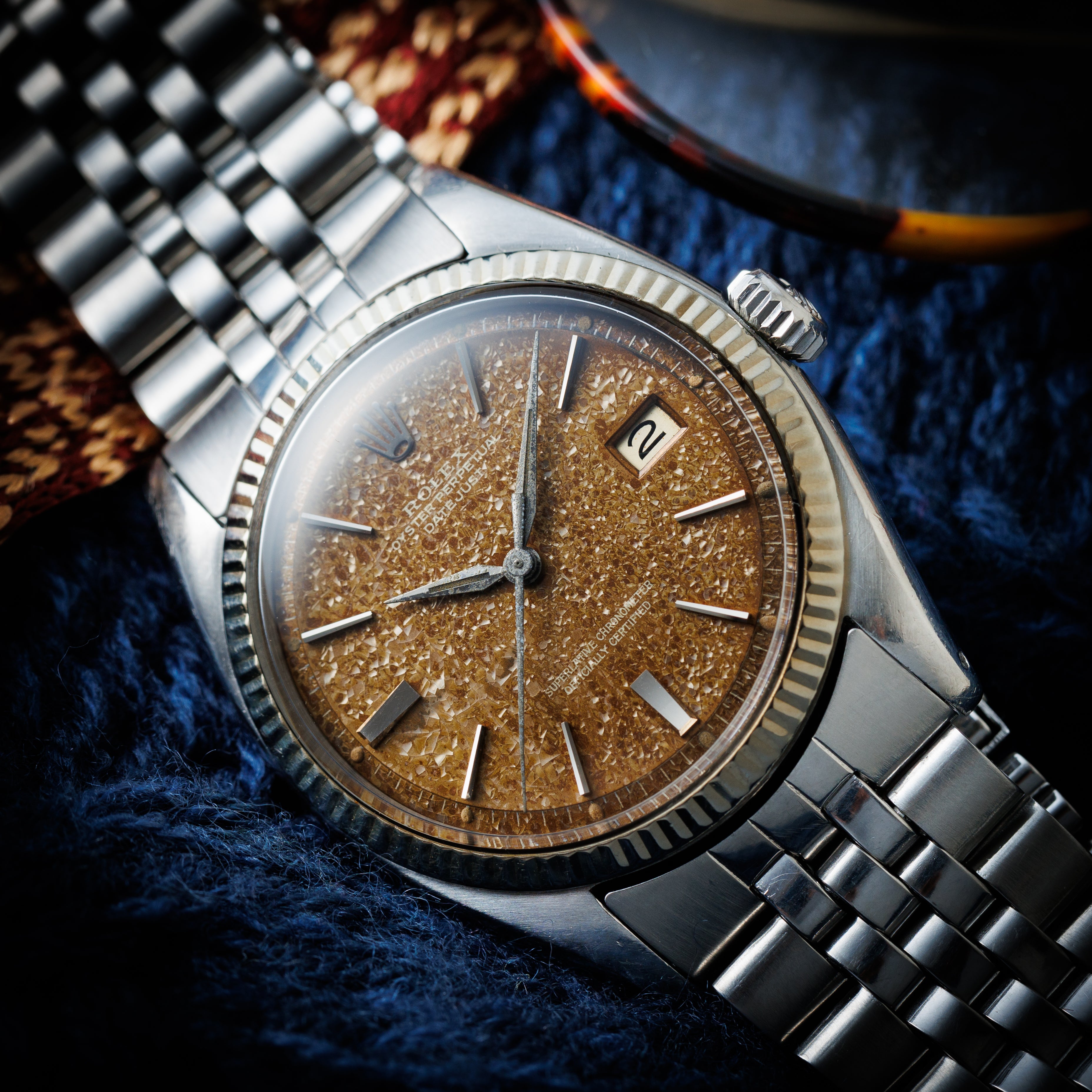 ロレックス デイトジャスト 1962年製 Ref.1601 ギルトダイヤル ギャラ付き