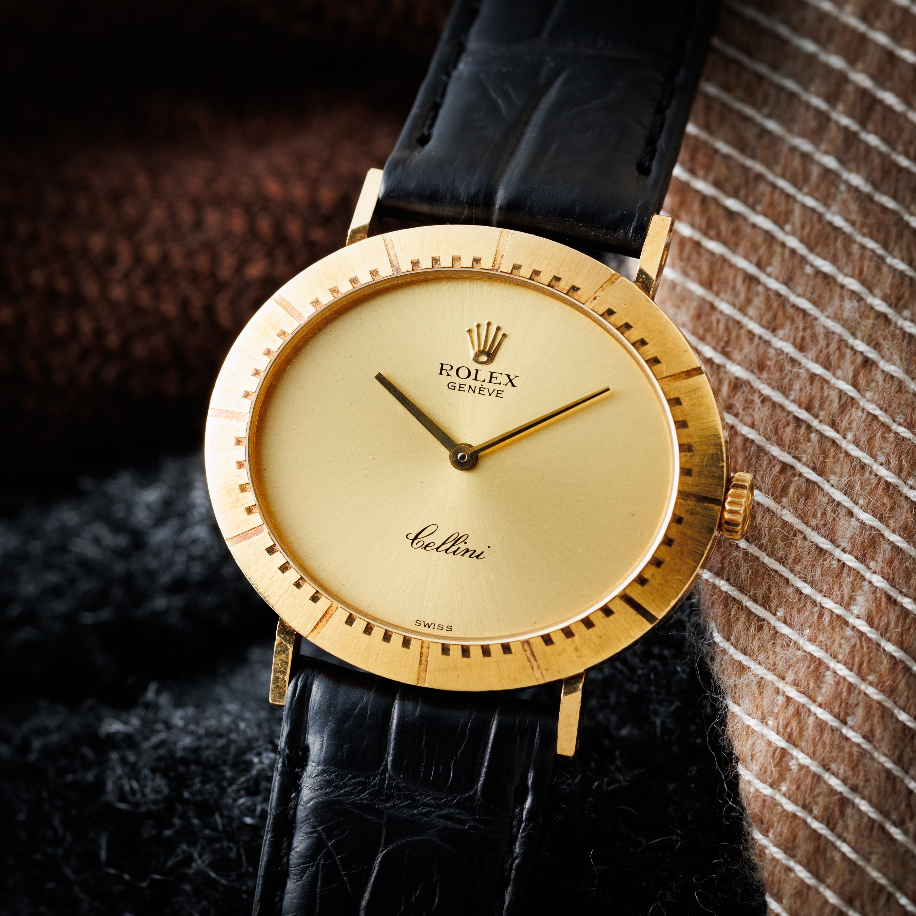 ロレックス チェリーニ 1975年製 Ref.4083 18金イエローゴールド