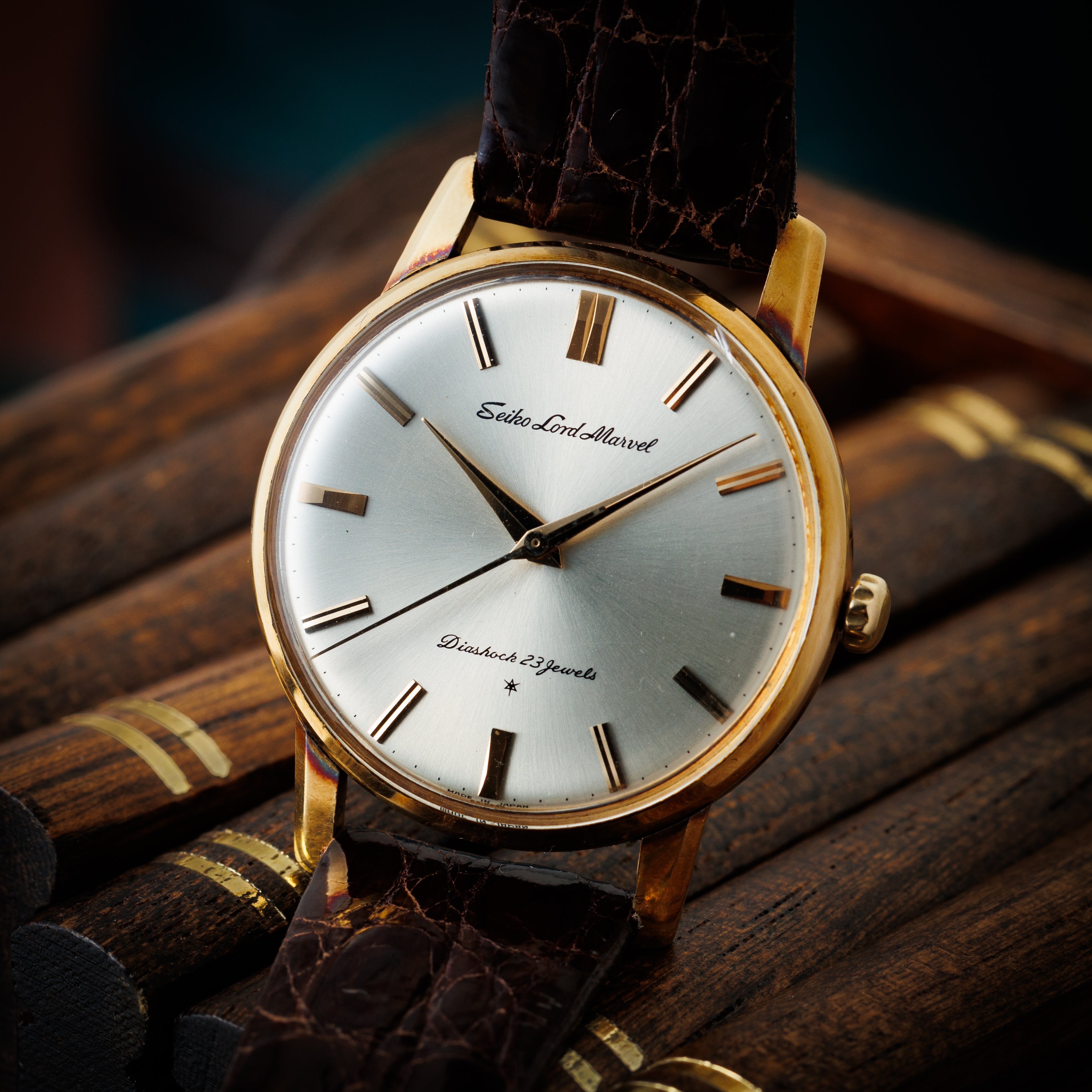 セイコー 18金無垢ロードマーベル 1964年製 Ref.15027LM  手巻き
