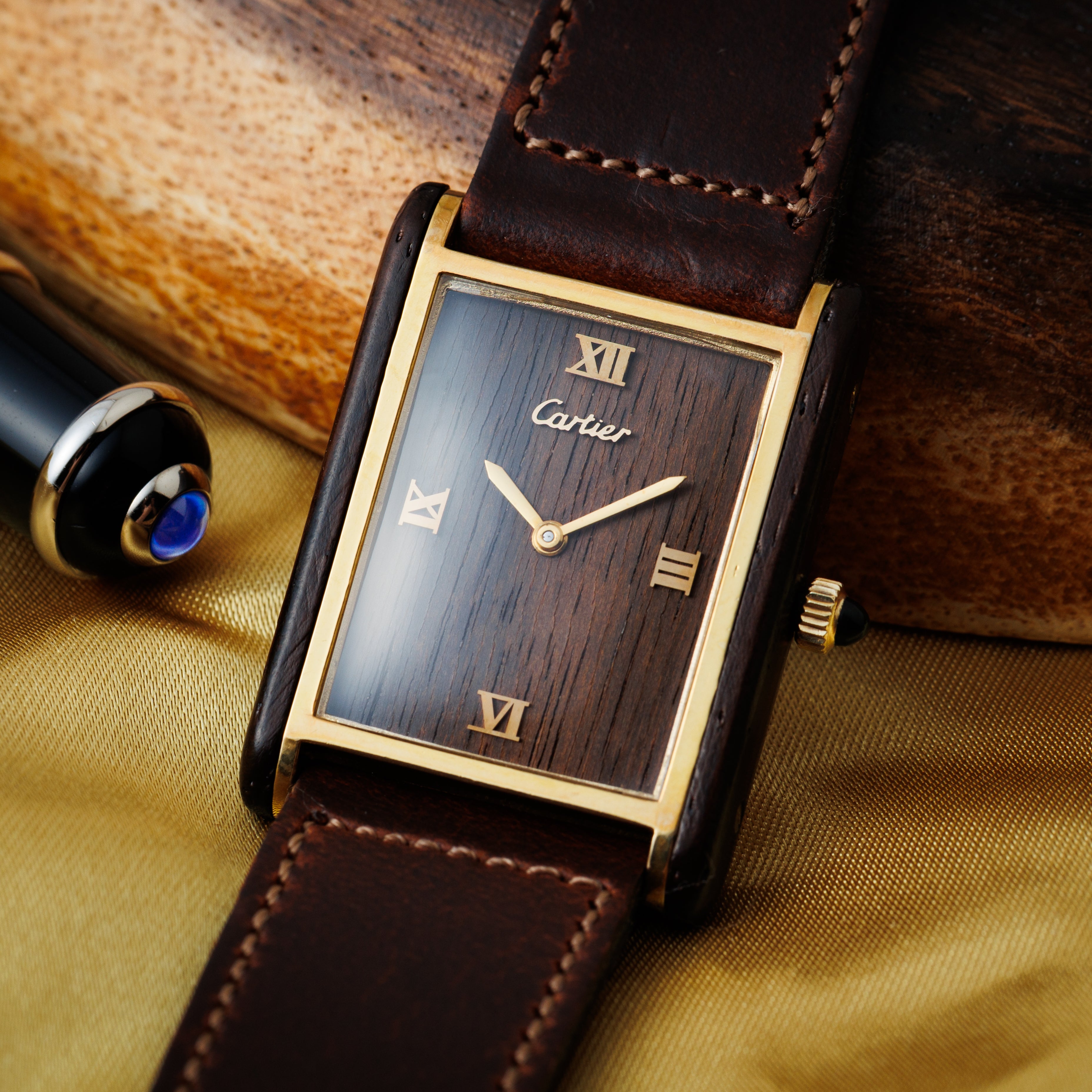 カルティエ オーガニック タンク ウッド ブティック限定 Ref.20611 1975年～1976年製