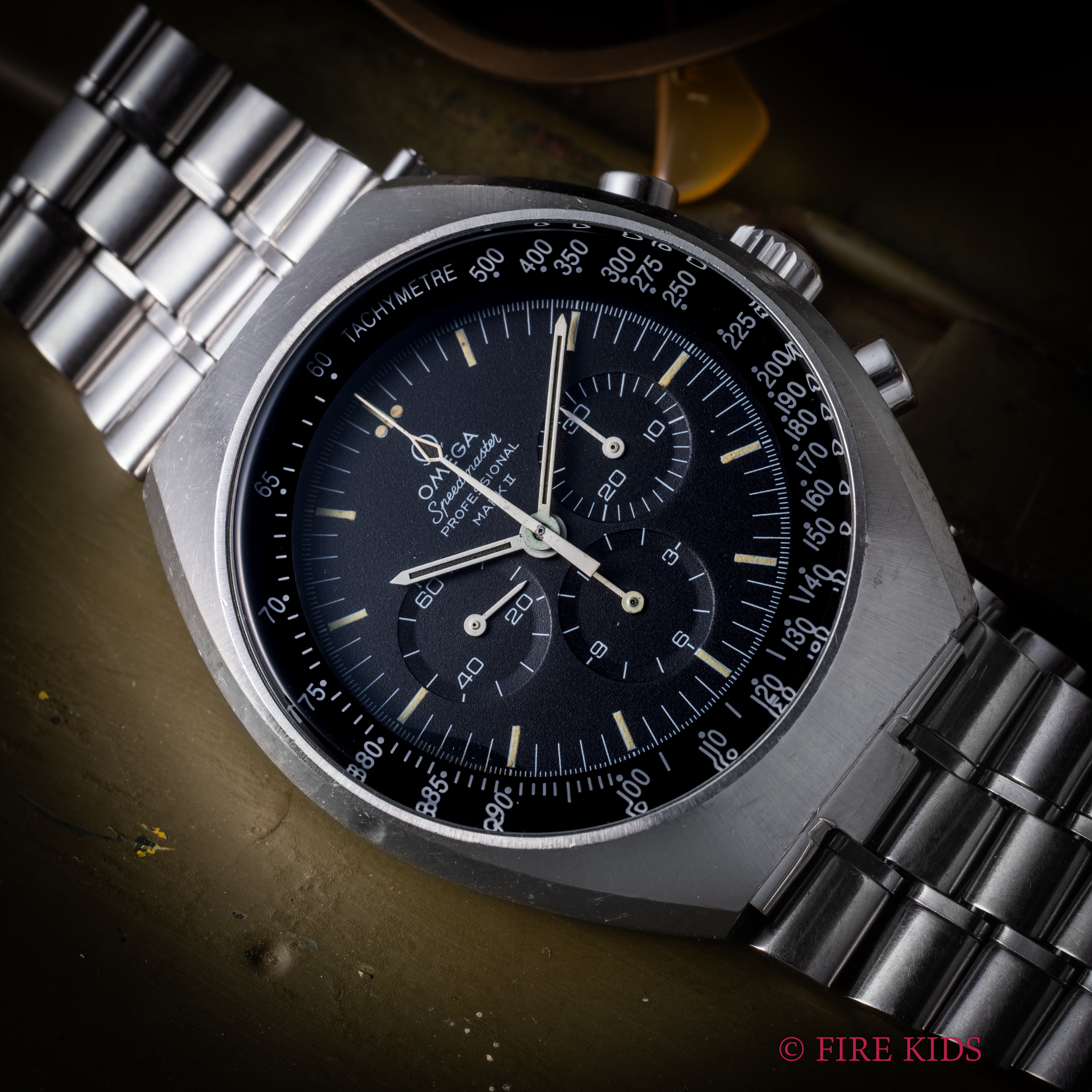 オメガ スピードマスター プロフェショナル マークⅡ 1971年製 手巻 Cal.861 純正ブレス付き