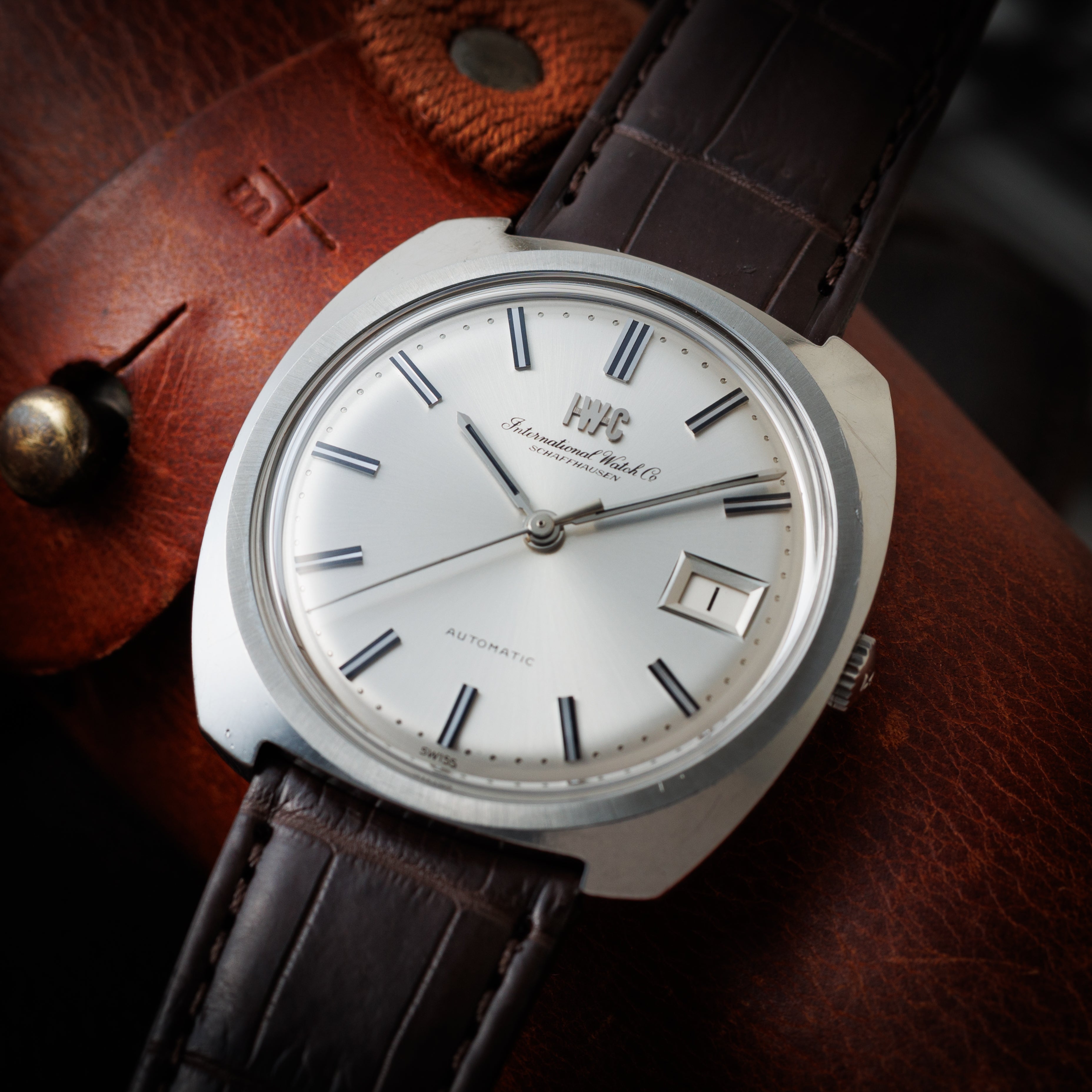 IWC 1967年製 Ref.814A クッションケース ペラトン式自動巻き Cal.8541