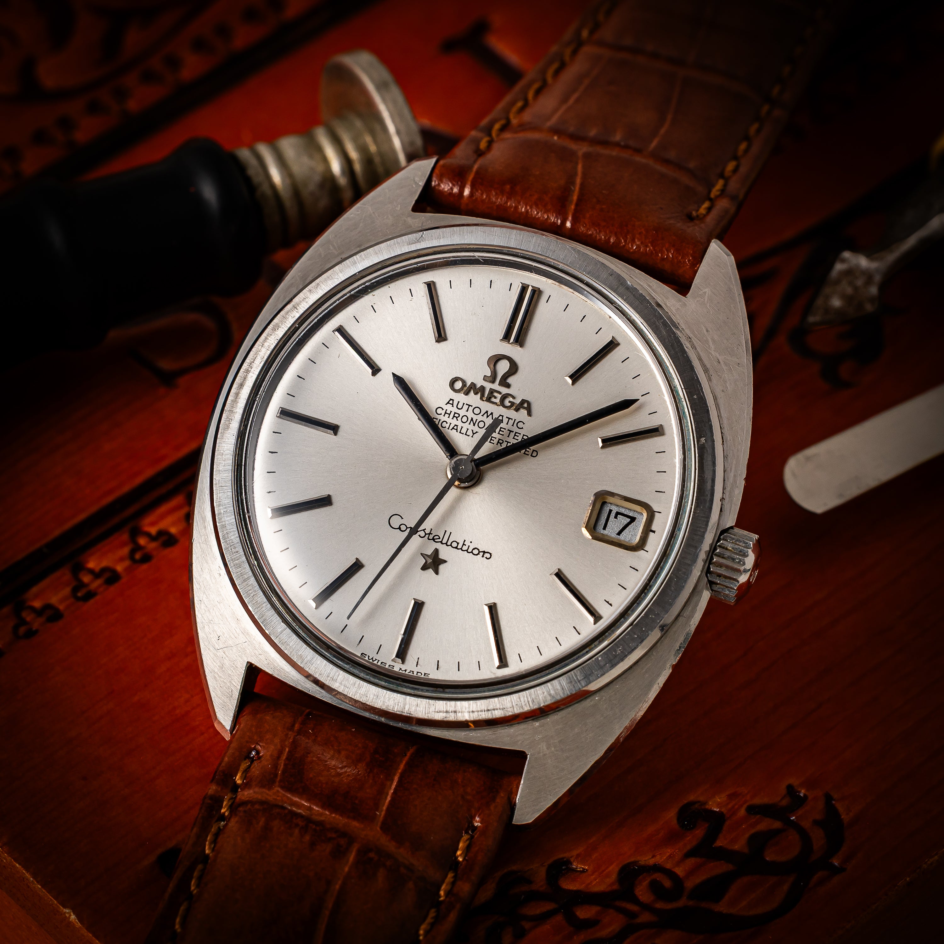 オメガ コンステレーション 1969年製 Ref.168.017 ジェンタ クロノメーター自動巻き