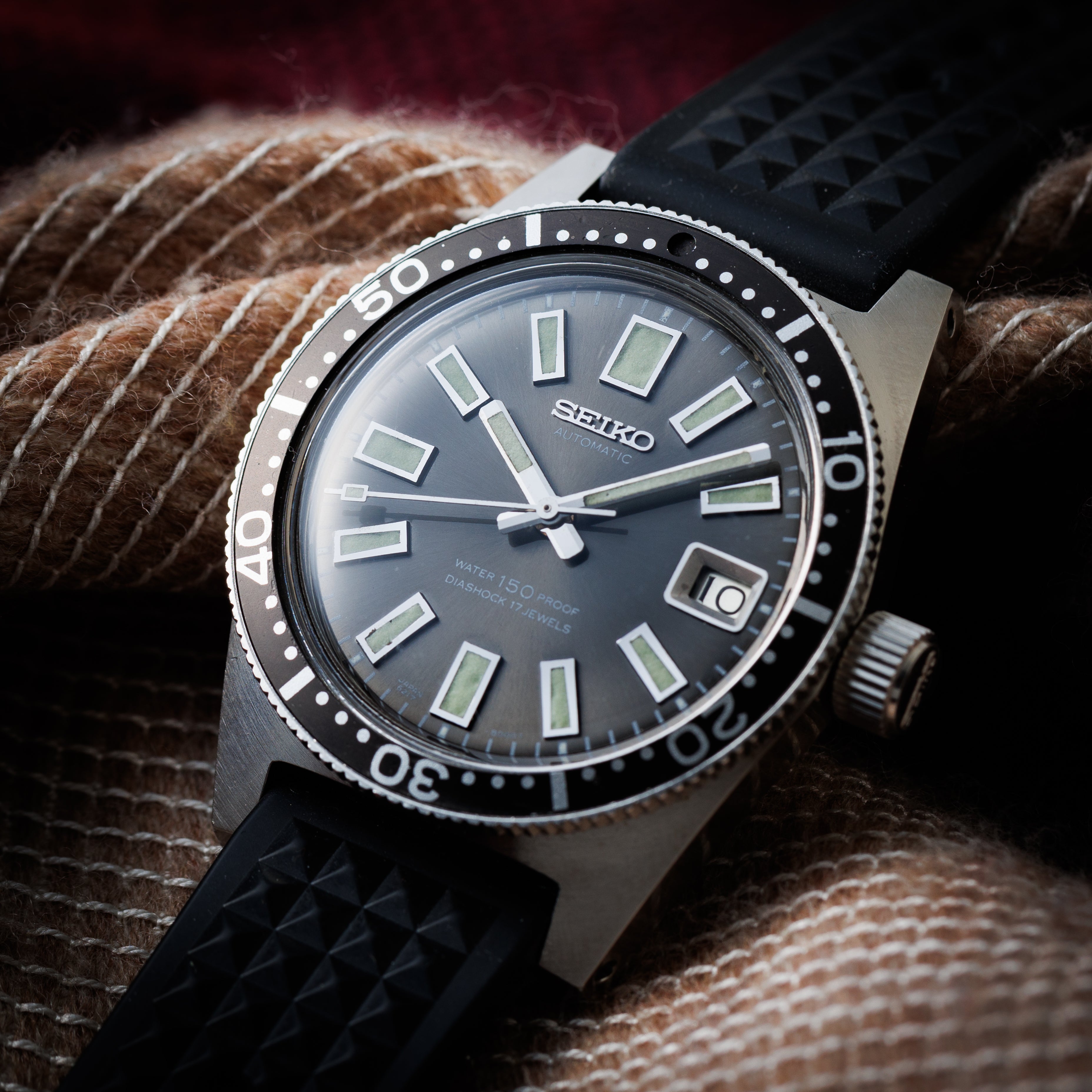 セイコー 150mダイバーファーストモデル後期型 寅さんモデル 1967年製 Ref.6217-8001