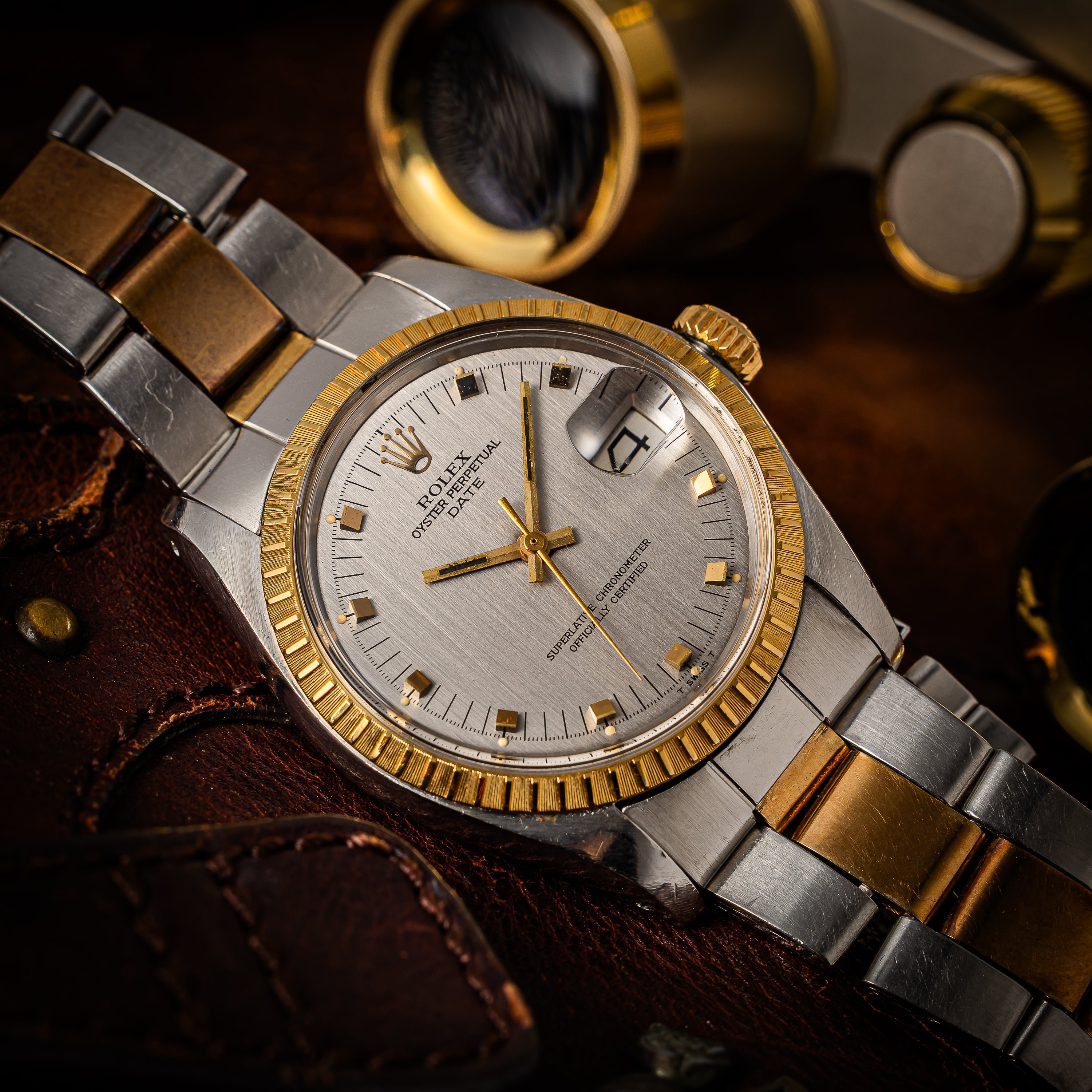 ロレックス オイスターパーペチュアルデイト コンビ 純正ブレス