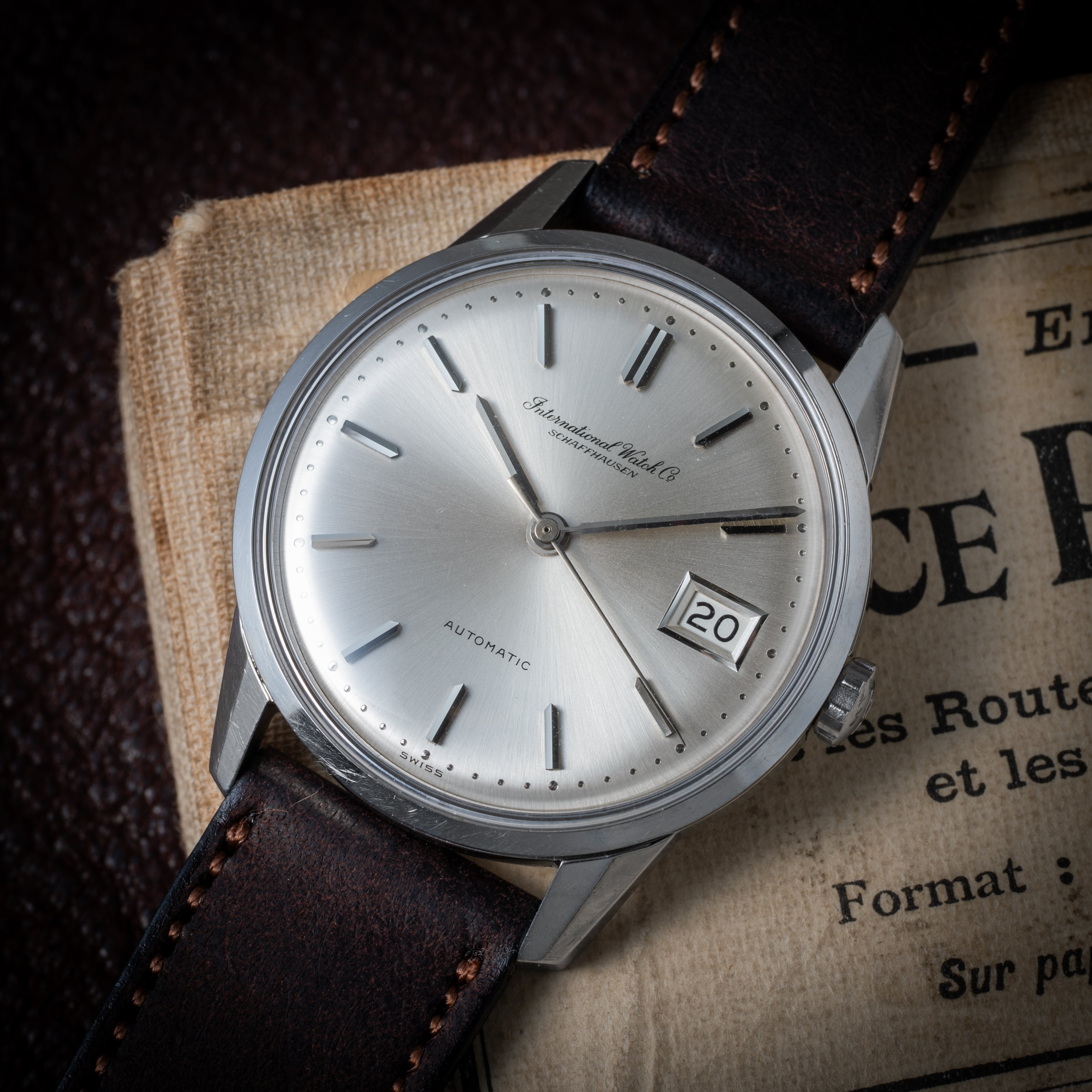 IWC 1967年製 ラウンドモデル ペラトン式自動巻き Cal.8541 筆記体ロゴ