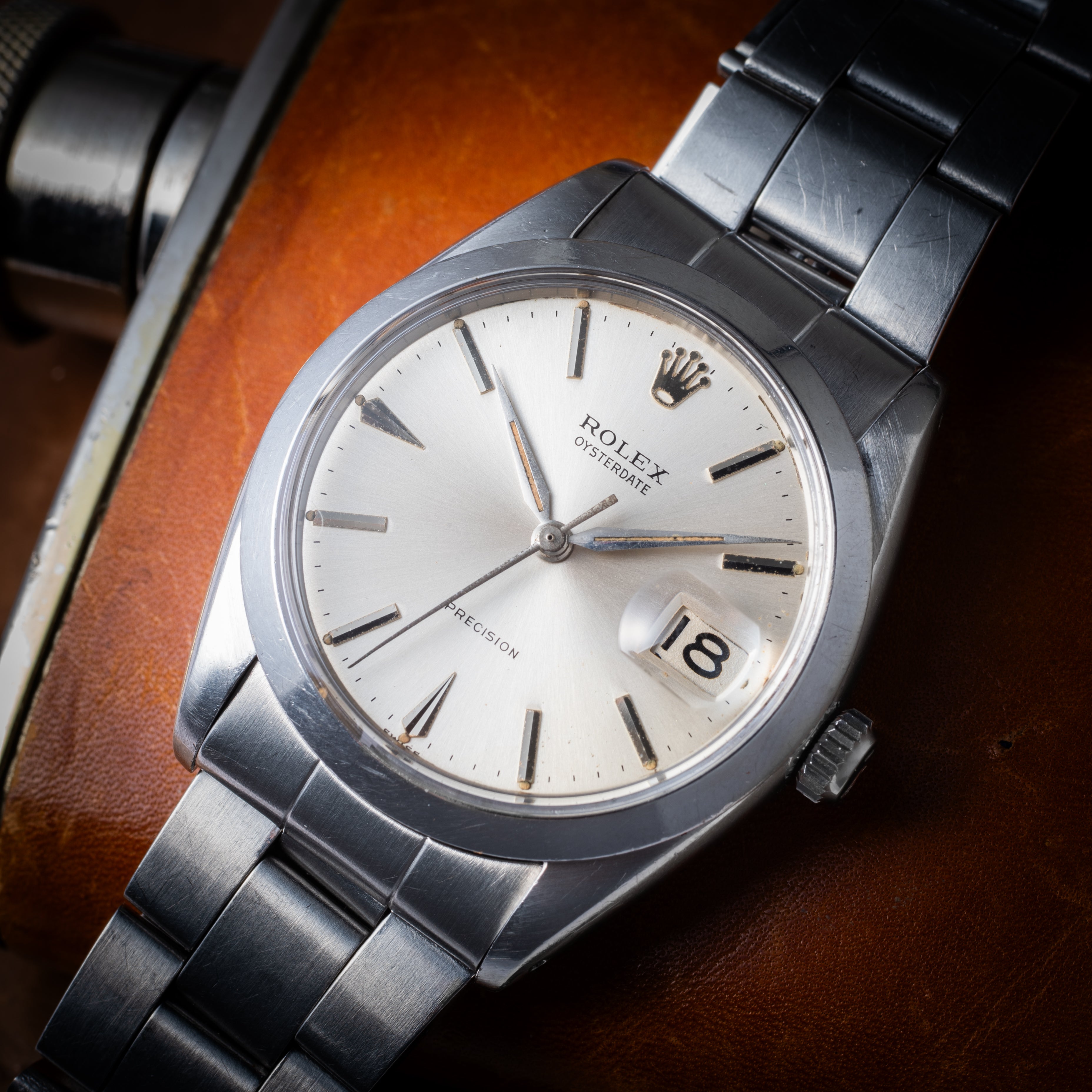 ロレックス オイスターデイト 1961年製 Ref.6694 アルファハンド 手巻き