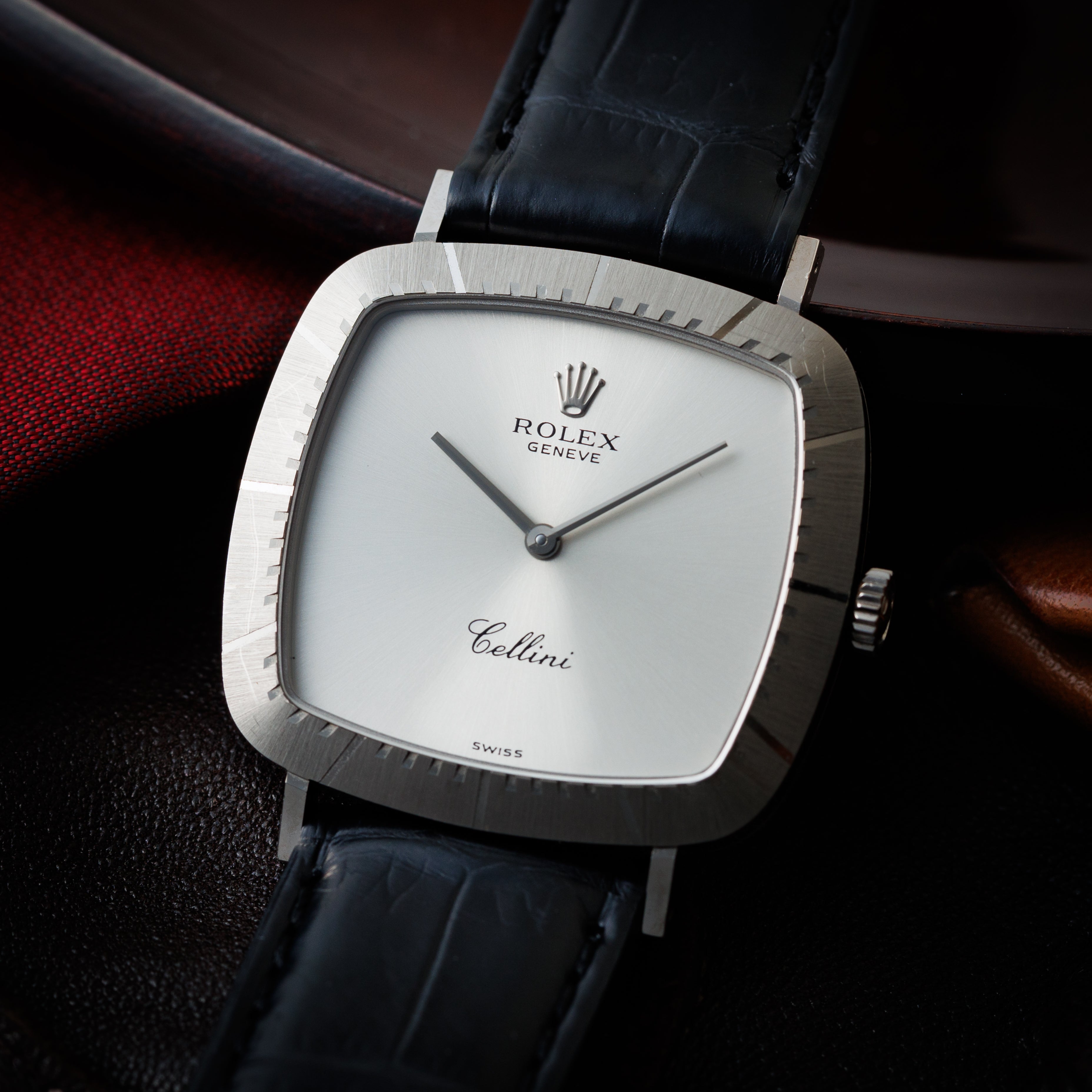 ロレックス 18金無垢ホワイトゴールド チェリーニ 1999年製 Ref.4084 手巻き