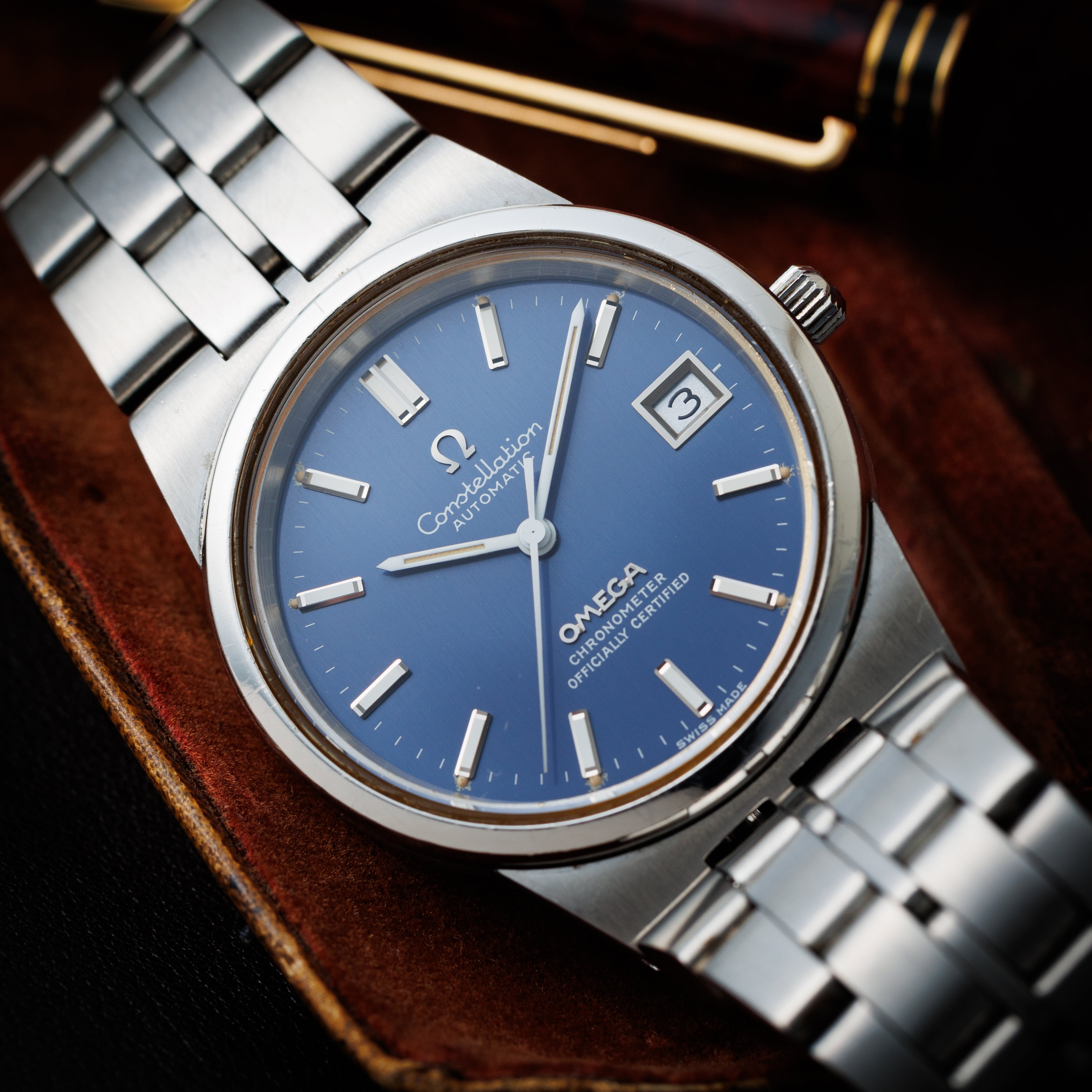 オメガ コンステレーション インテグレート 1971年製 Ref.168.0055 ハイビート自動巻き