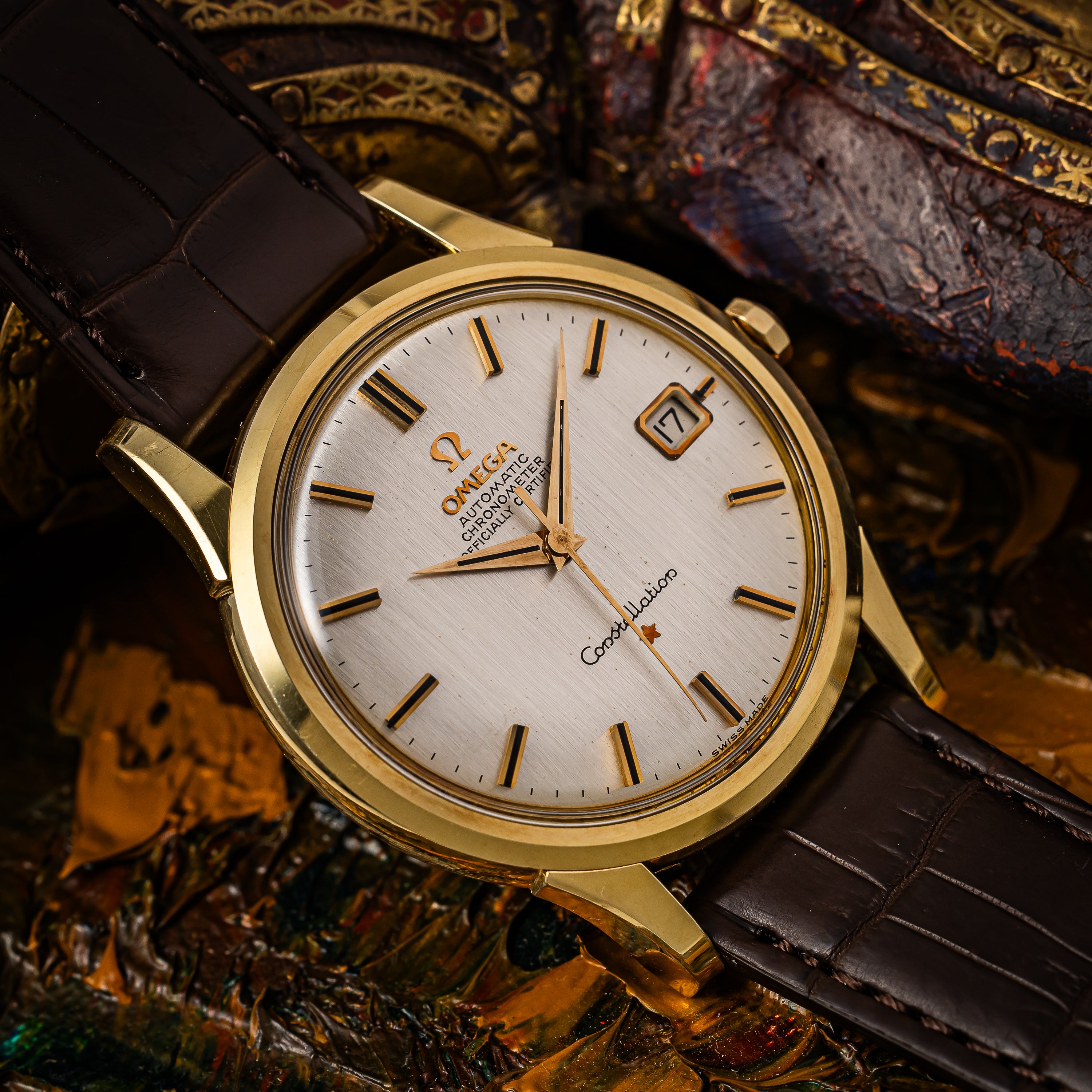 OMEGA コンステレーション 1963年製 トップゴールド 37㎜ビッグケース クロノメーター自動巻き