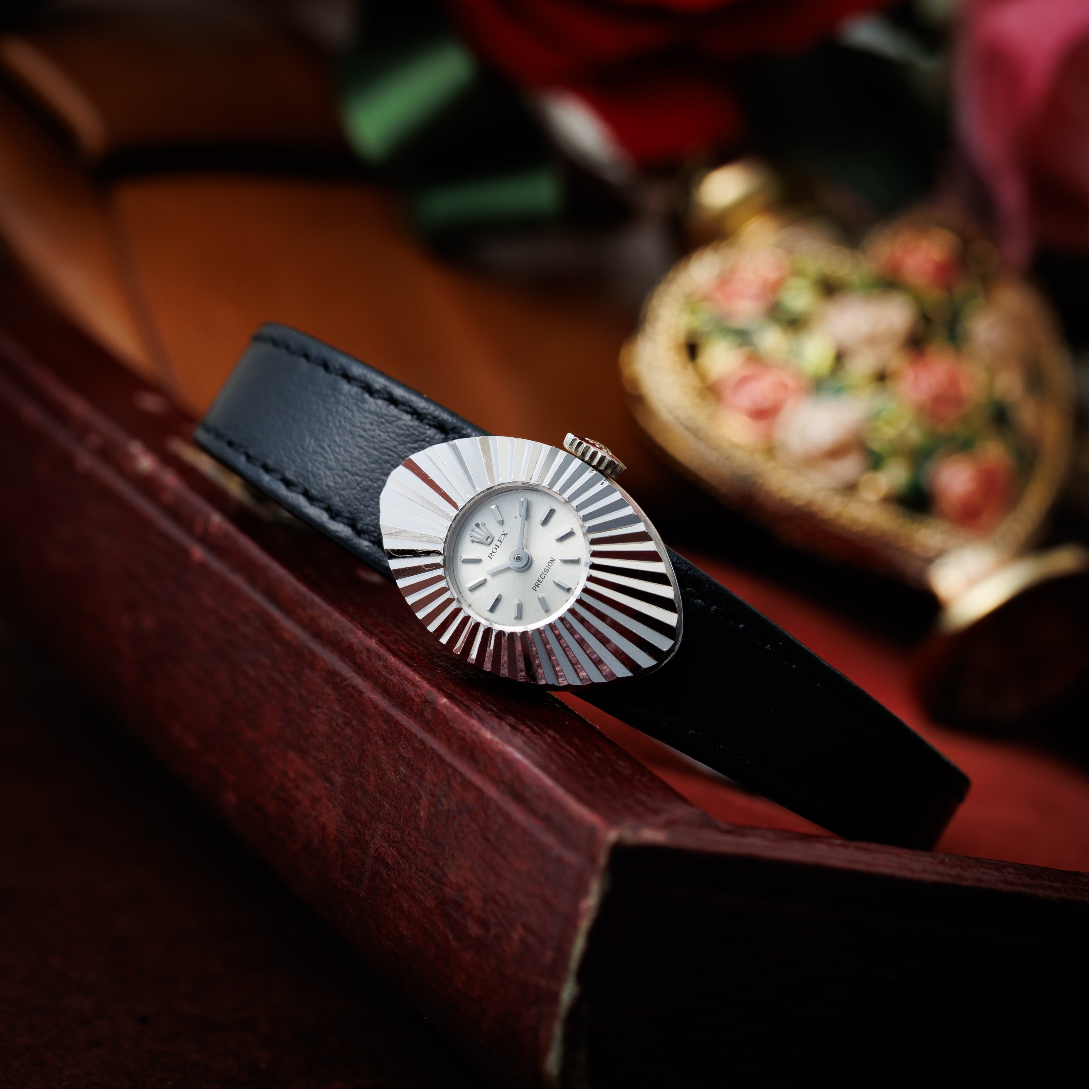 ロレックス カメレオン レディース 手巻き 18KWG 1960年代 Ref.2000