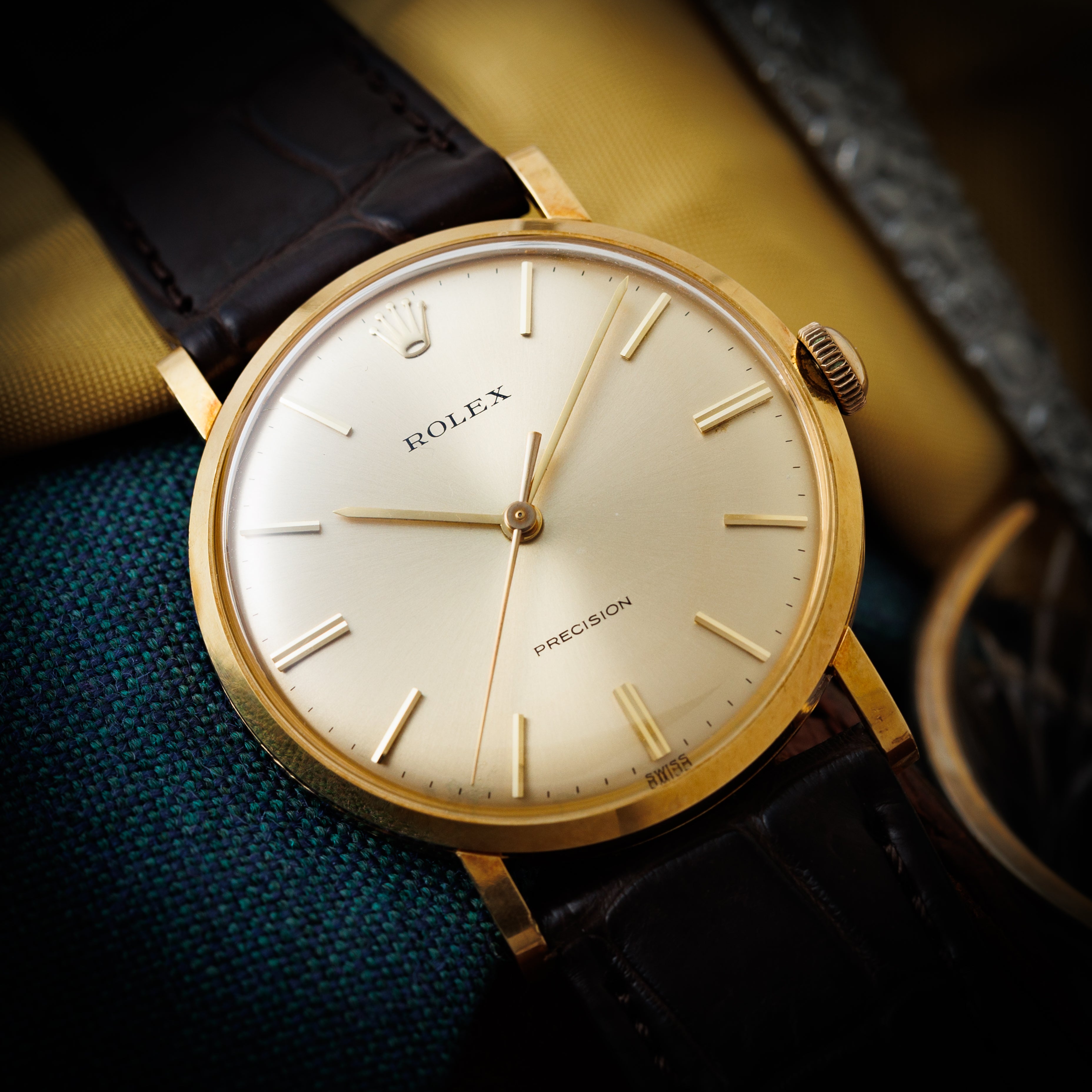 ロレックス プレシジョン Ref.9659 18KYG ノンオイスター