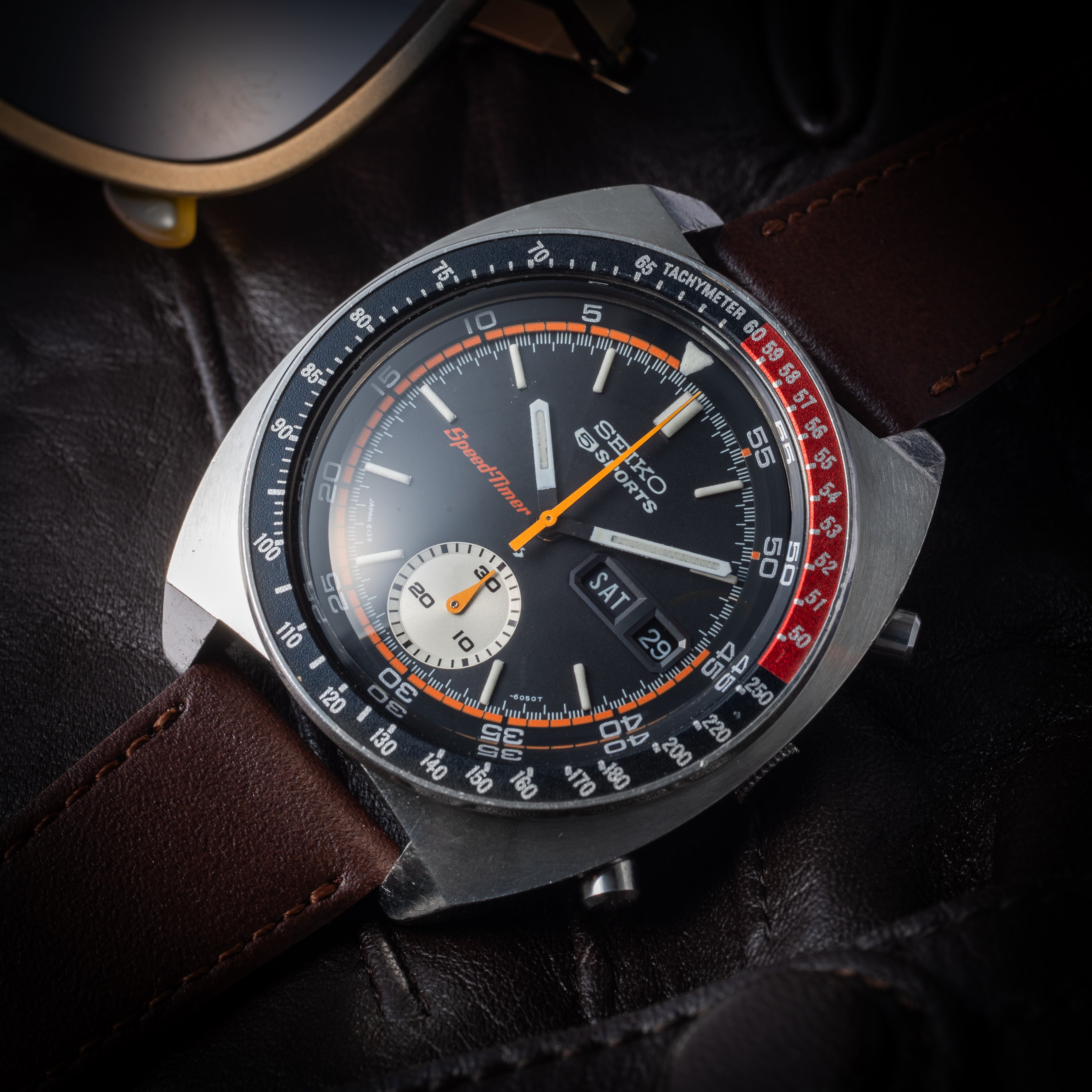 セイコー 5スポーツ スピードタイマー 1972年製 Ref.6139-6032 コークベゼル