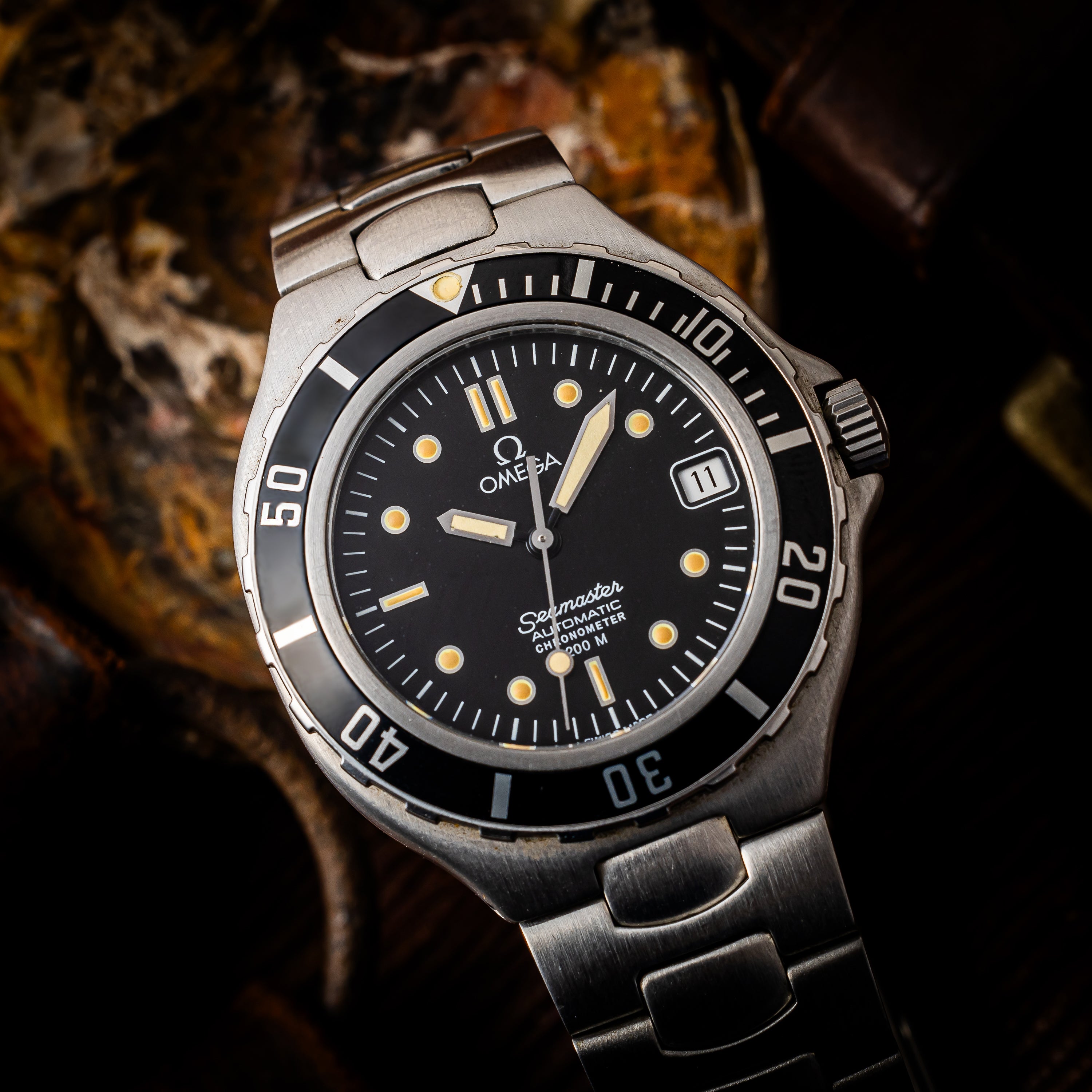 オメガ シーマスター プレボンド 1988年製 Ref.368.1062 クロノメーター 200m