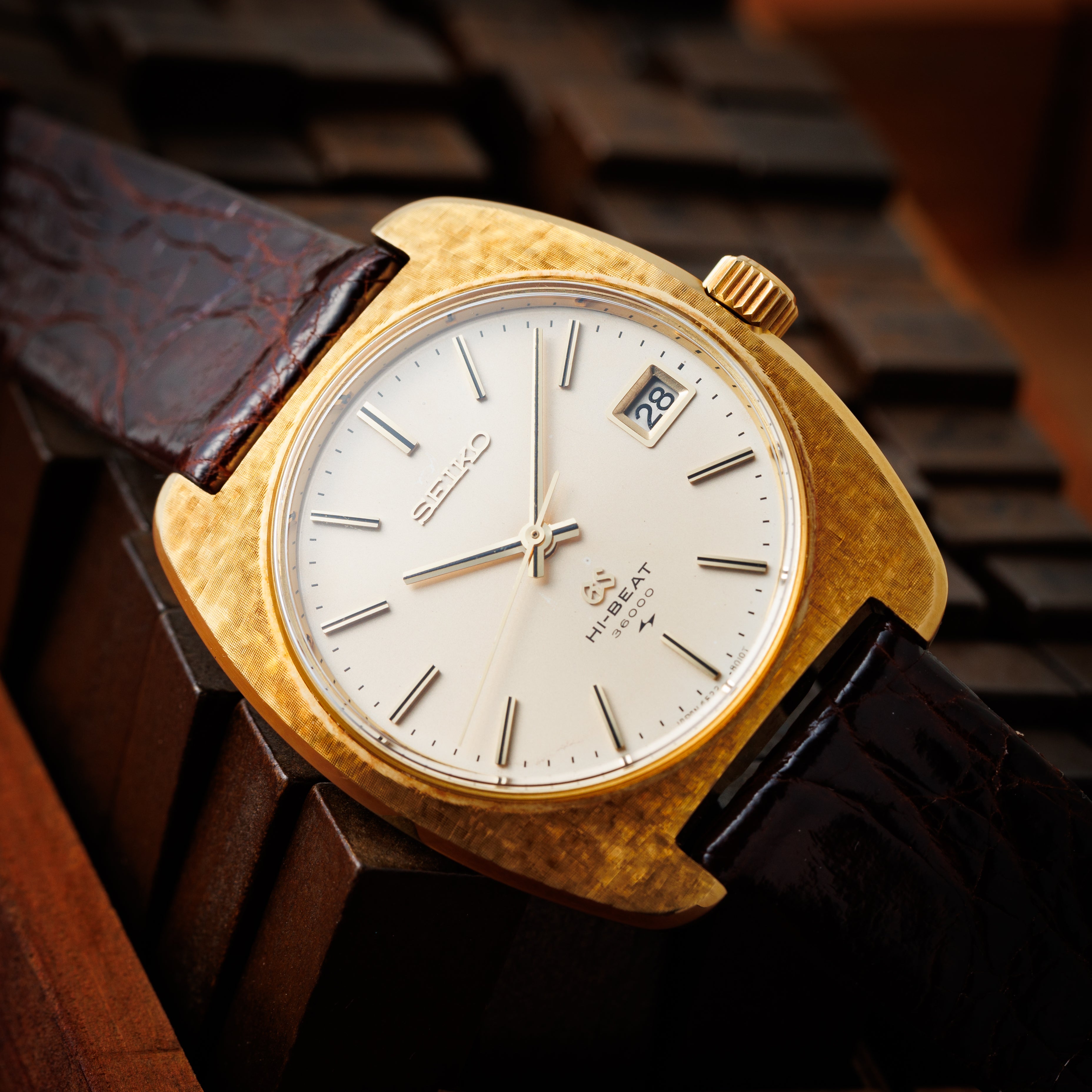 グランドセイコー 18金無垢45GS 1970年製/昭和45年製 Ref.4522-8010  純正18K尾錠付  美品