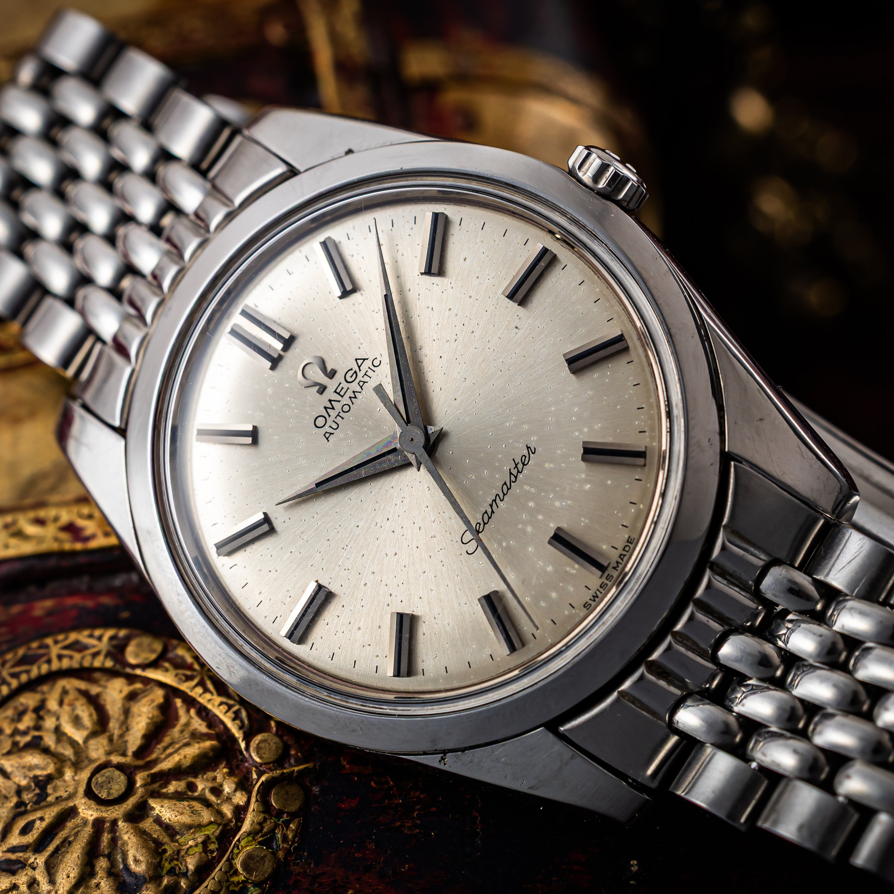 オメガ シーマスター ノンデイト自動巻き 1963年製 Ref.165.010 Cal.552 純正ブレス