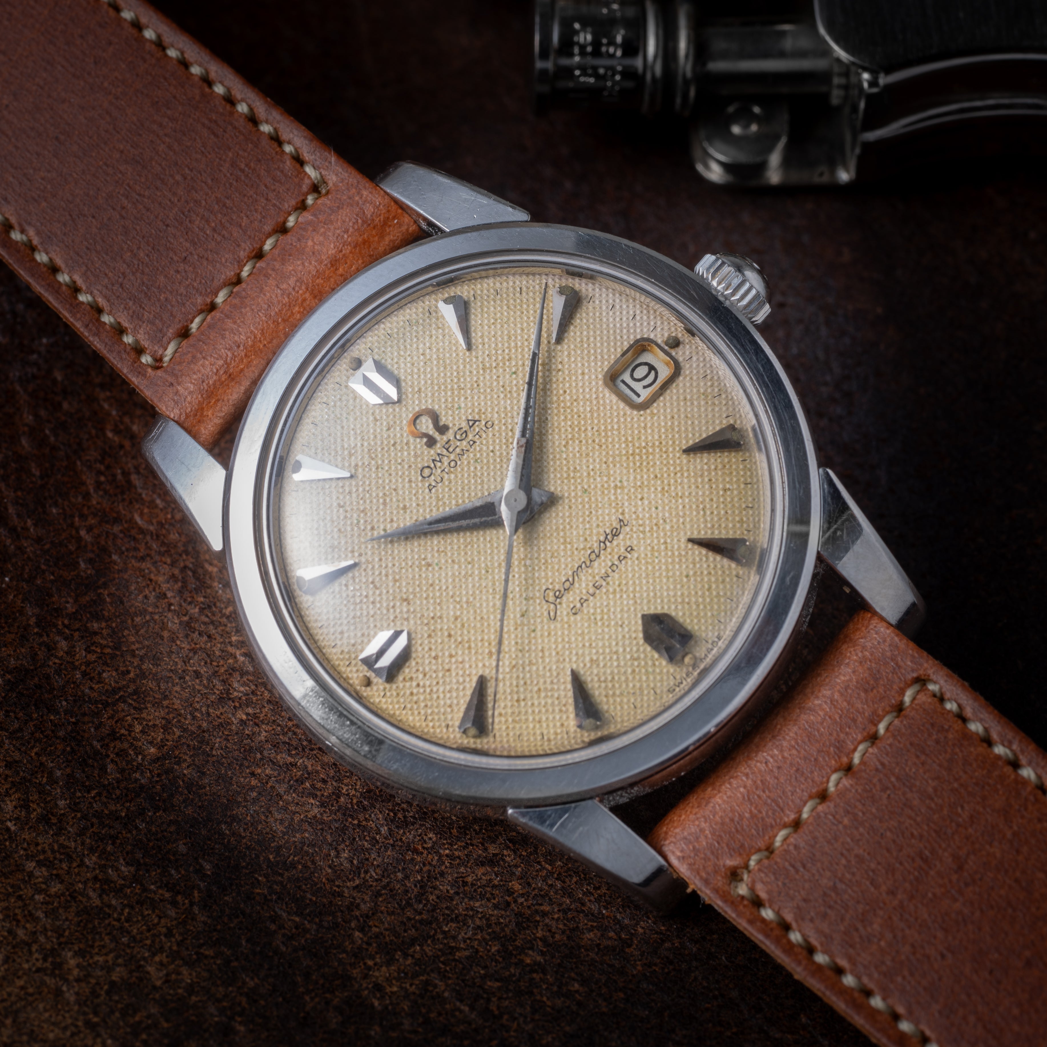 オメガ シーマスターカレンダー 1958年製 オリジナルギョウシェダイヤル